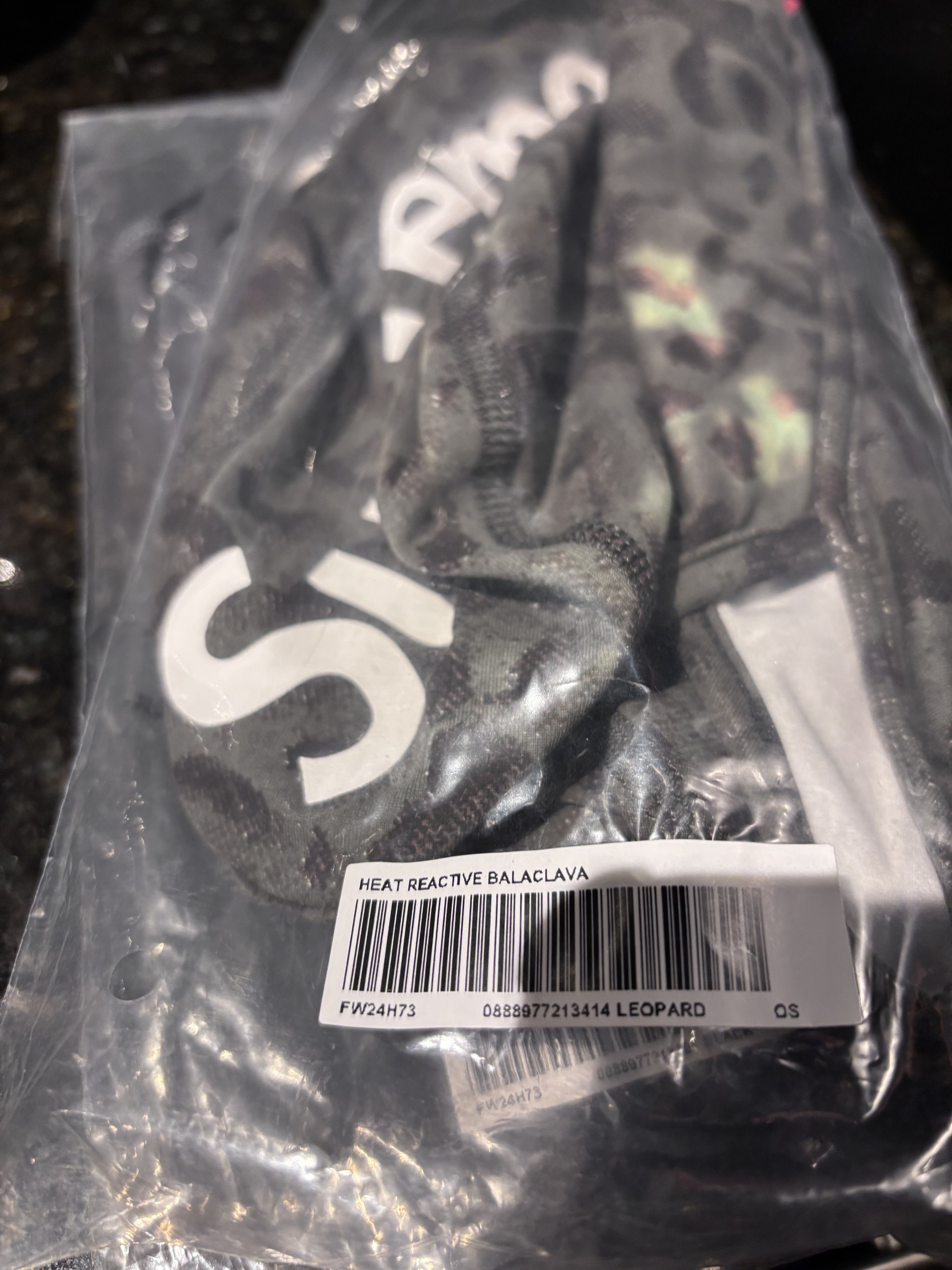 Supreme Supreme Heat Reactive Balaclava Leopard FW24 | Grailed