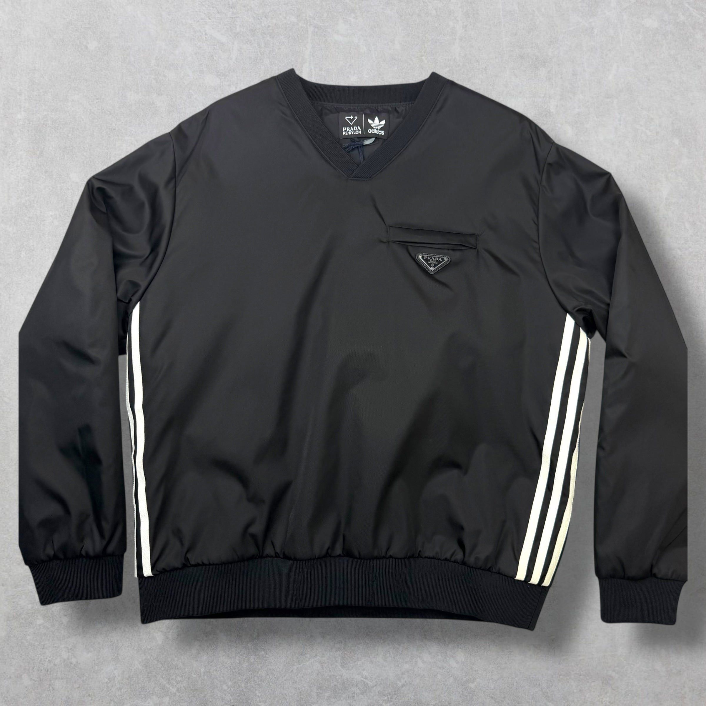 Prada Prada Adidas Re-Nylon Black Sweatshirt XL Size US XL / EU 56 / 4 - 1 Thumbnail