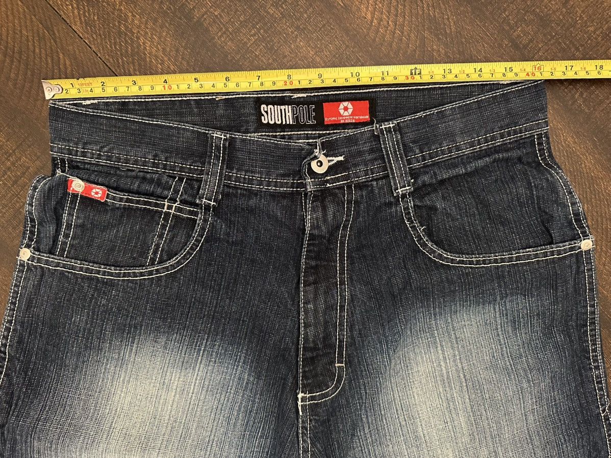 Southpole VTG Southpole Men’s Dark Blue Red Tab Denim Shorts-32x13 Size US 32 / EU 48 - 5 Thumbnail