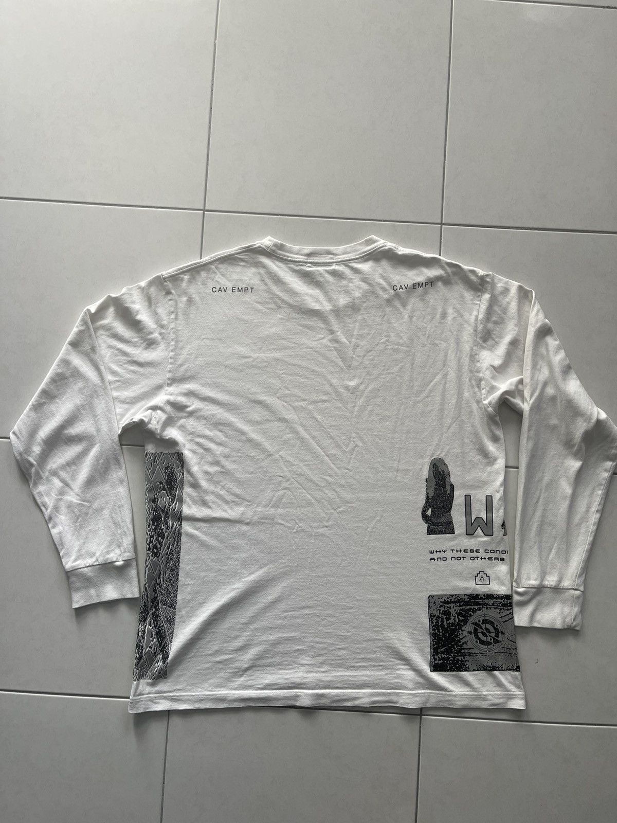 Cav Empt × Japanese Brand VINTAGE CAV EMPT WORLD OF POTENTIALITIES TEE VERY RARE Size US XL / EU 56 / 4 - 2 Thumbnail