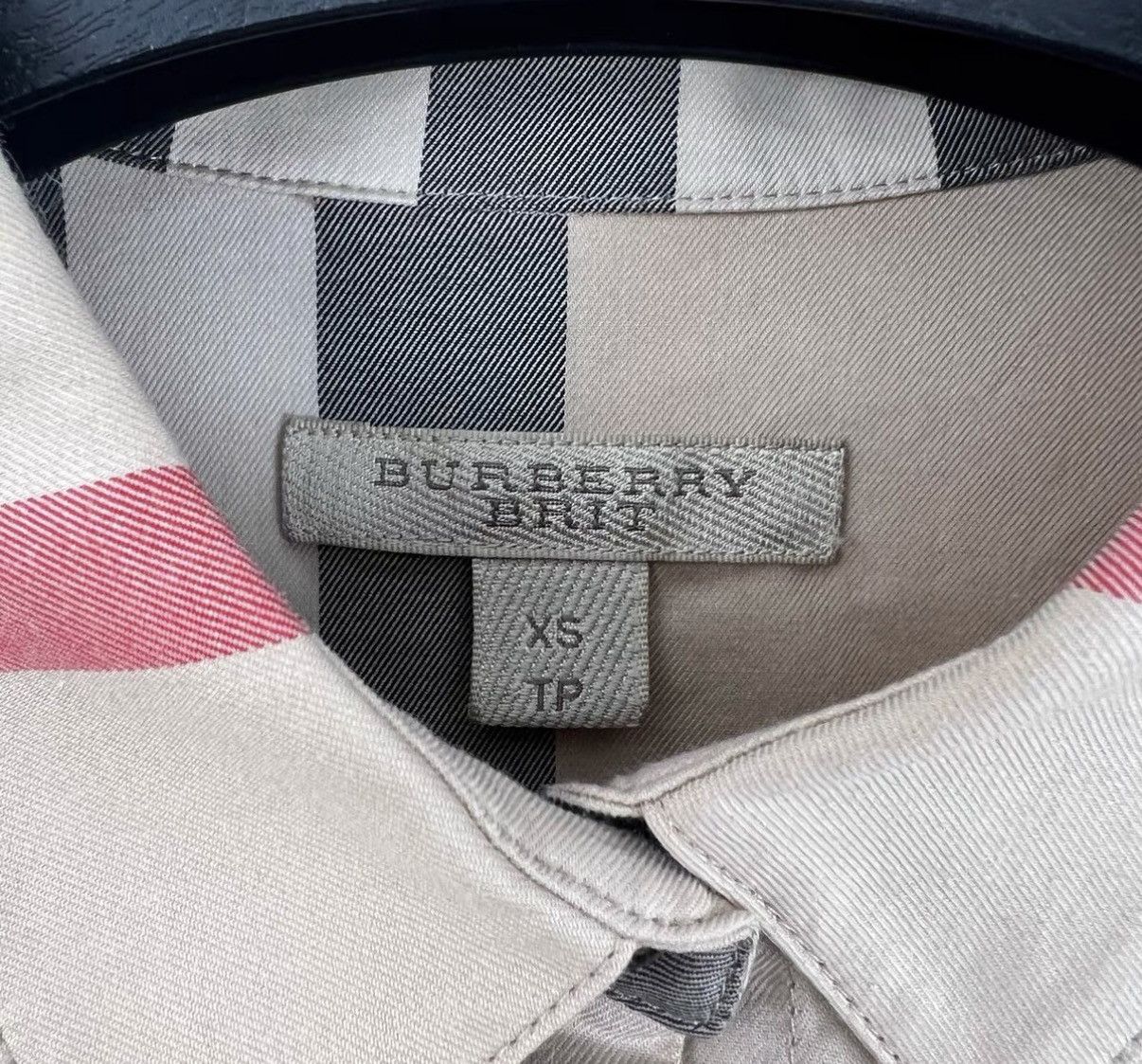 Burberry Burberry Classic Large Plaid Long Sleeve Shirt K12 Size XS / US 0-2 / IT 36-38 - 3 Thumbnail