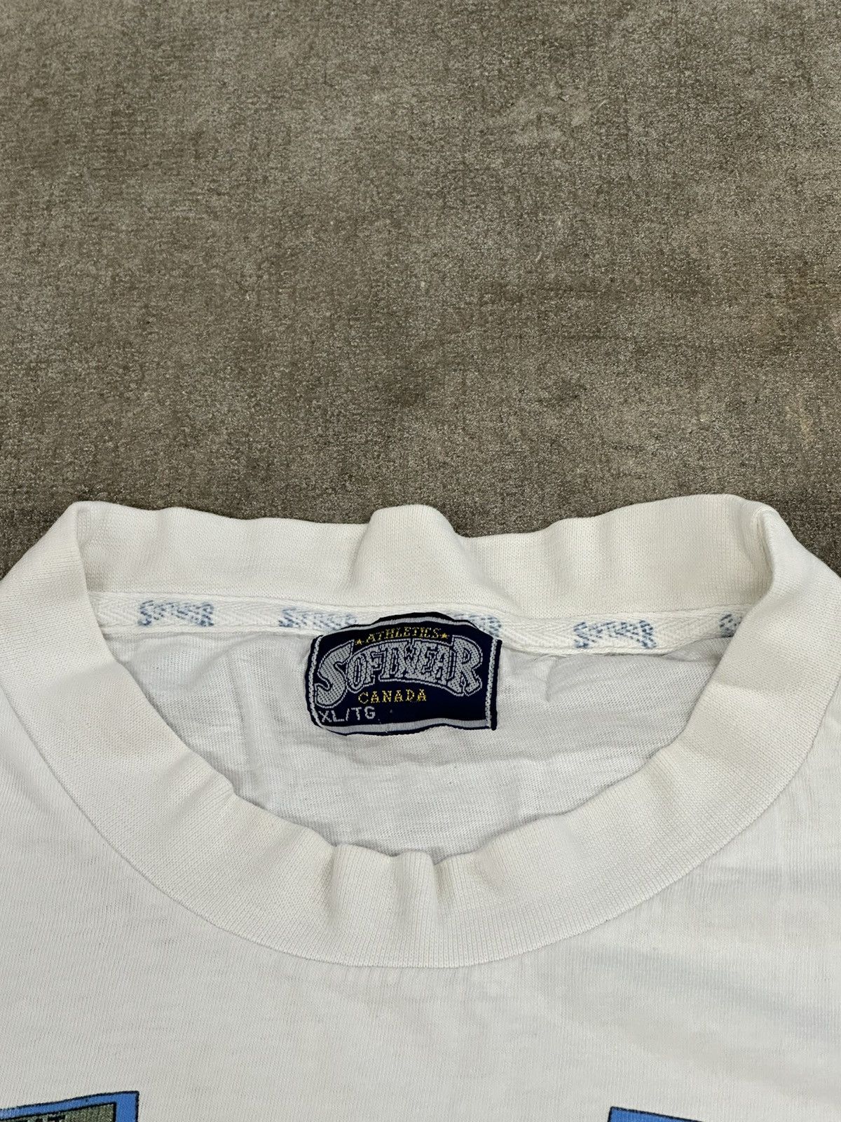 NFL × Vintage Vintage 90s CFL Stampeders Blue Bombers Grey Cup T-Shirt Size US XL / EU 56 / 4 - 11 Thumbnail