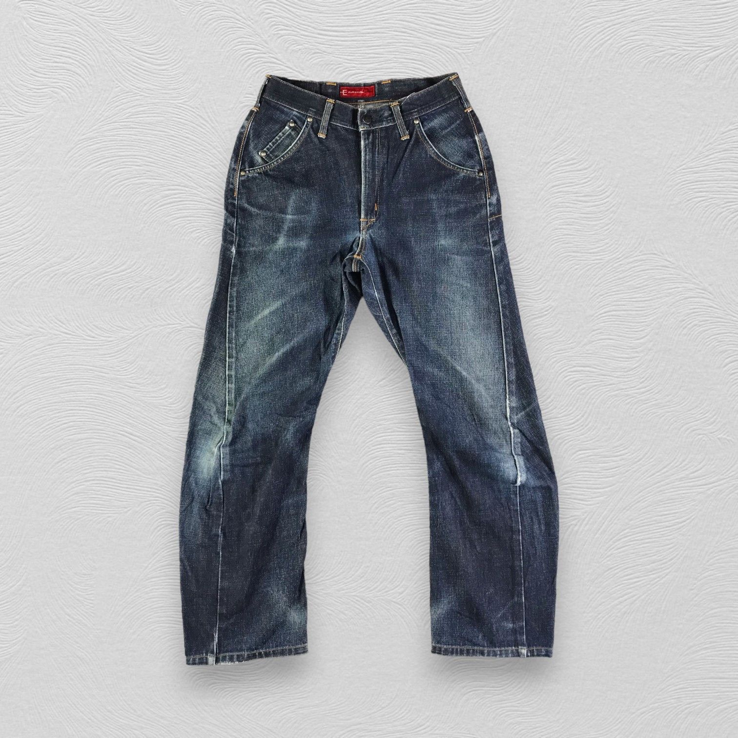 image of Vintage Edwin E Function Jeans Faded Blue Denim Kj2803, Men's