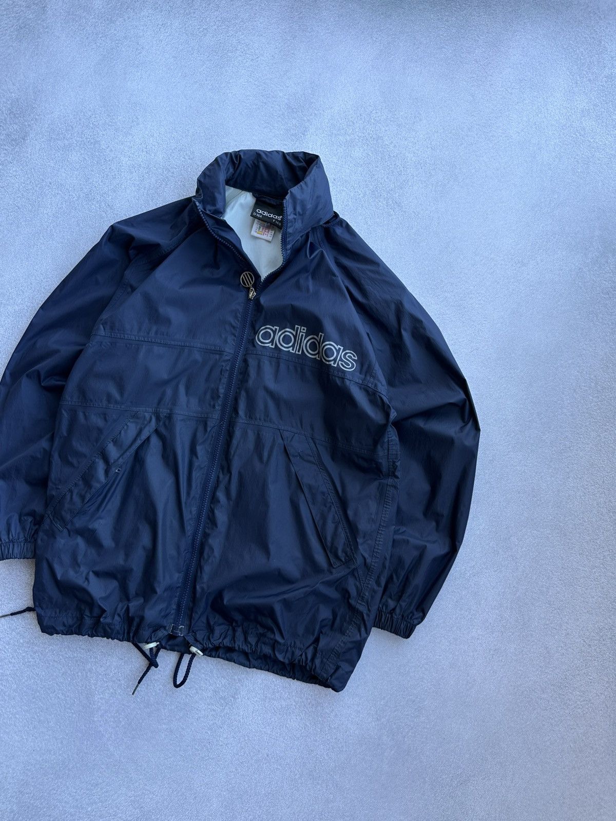 Adidas Vintage Adidas Nylon 90s Big Logo Jacket Size US S / EU 44-46 / 1 - 2 Thumbnail