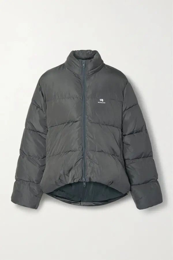 Balenciaga Unisex C-Shape Oversized Hooded Quilted Shell Jacket Size US S / EU 44-46 / 1 - 1 Thumbnail