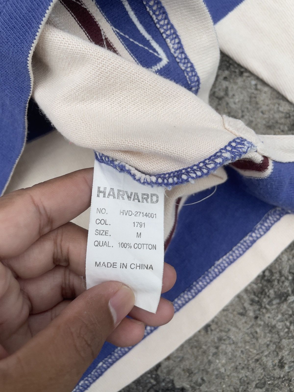 Japanese Brand Vintage Havard University Stripe Rugby Polo Size US M / EU 48-50 / 2 - 5 Thumbnail
