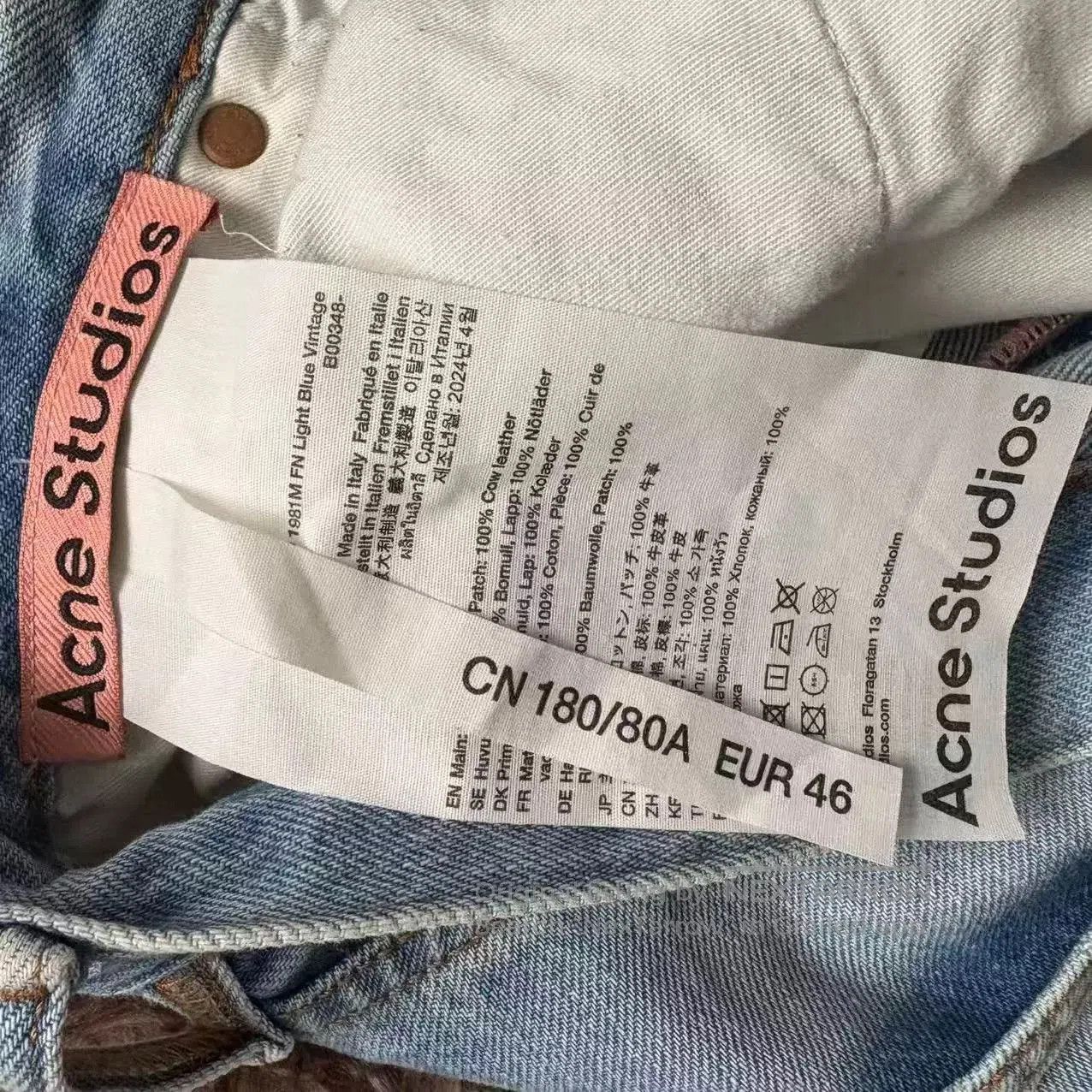 Acne Studios Acne Studios Light Blue Flared Jeans. Size US 30 / EU 46 - 3 Thumbnail