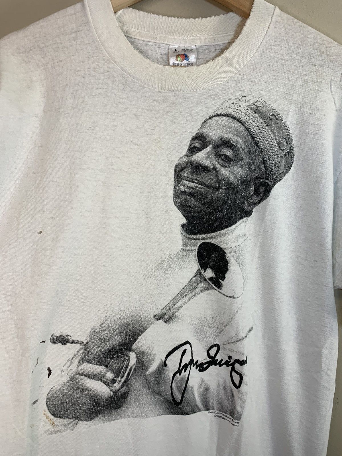 Band Tees × Vintage *RARE* Vintage 1992 Dizzy Gillespie Jazz Single Stitch Shirt Size US XL / EU 56 / 4 - 2 Thumbnail