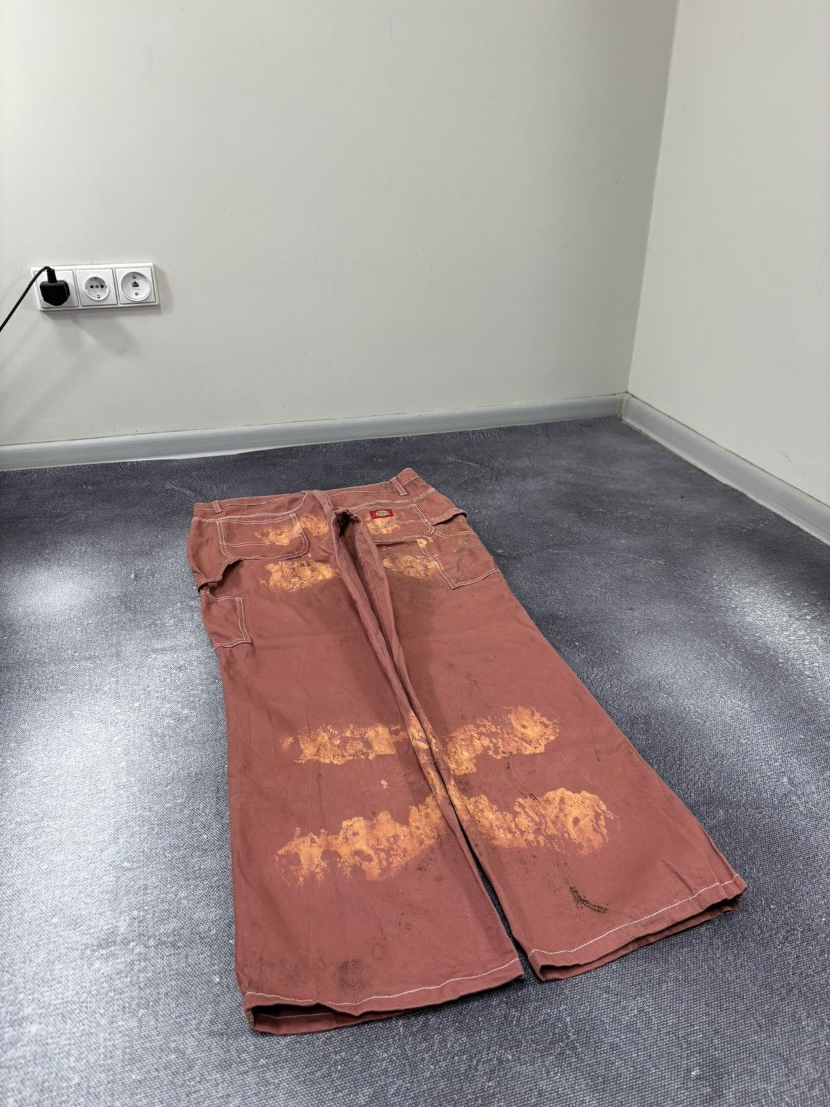 Dickies Vintage Dickies Y2K Fire Custom Hype Skate Baggy Pants Size US 34 / EU 50 - 3 Thumbnail