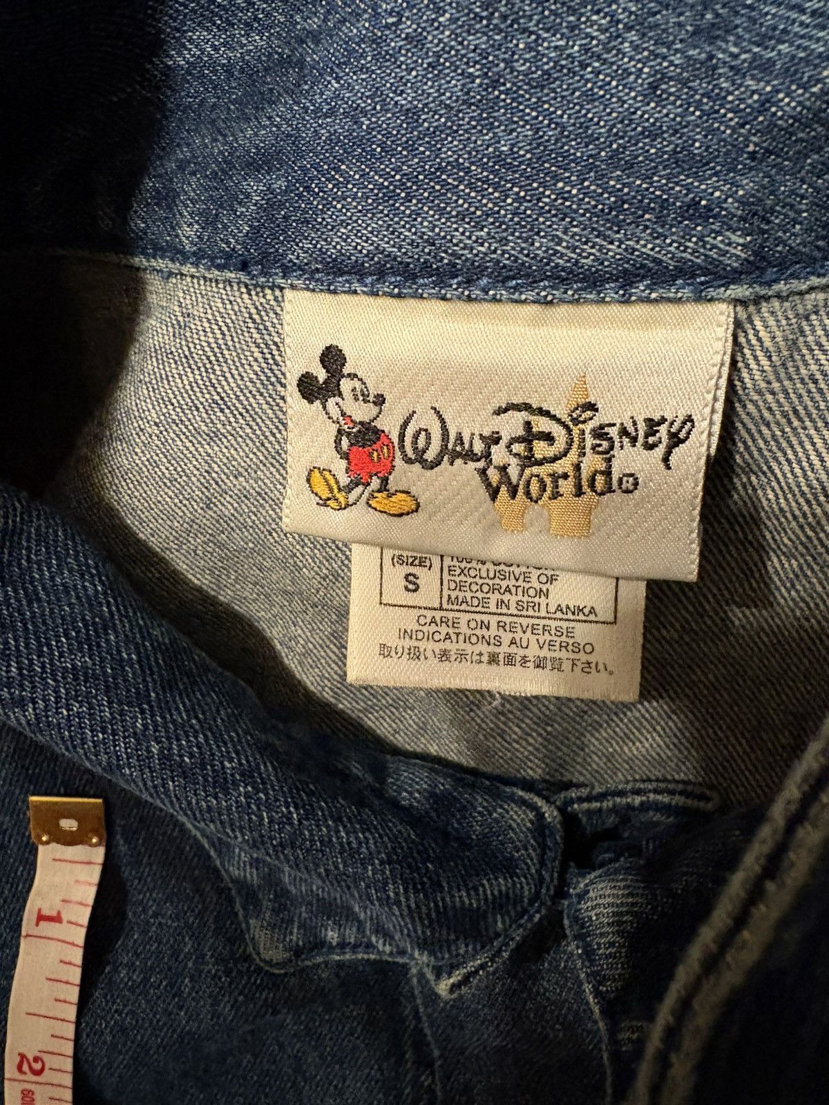 Disney Vintage Disney Denim Jacket Y2k Mickey Mouse USA Grail Size US S / EU 44-46 / 1 - 6 Thumbnail