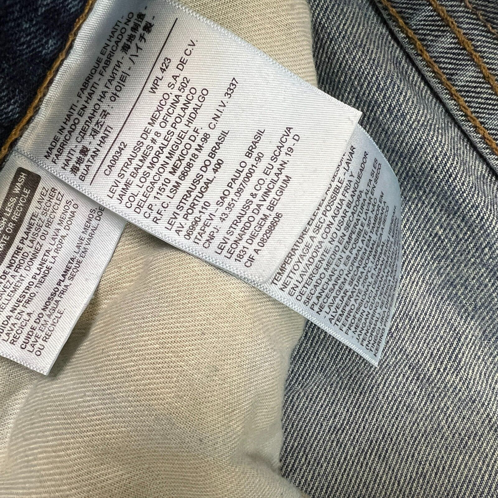 Levi's × Vintage Levi's 514 Jeans 36x30 Straight Fit American Denim Pants Size US 36 / EU 52 - 8 Thumbnail