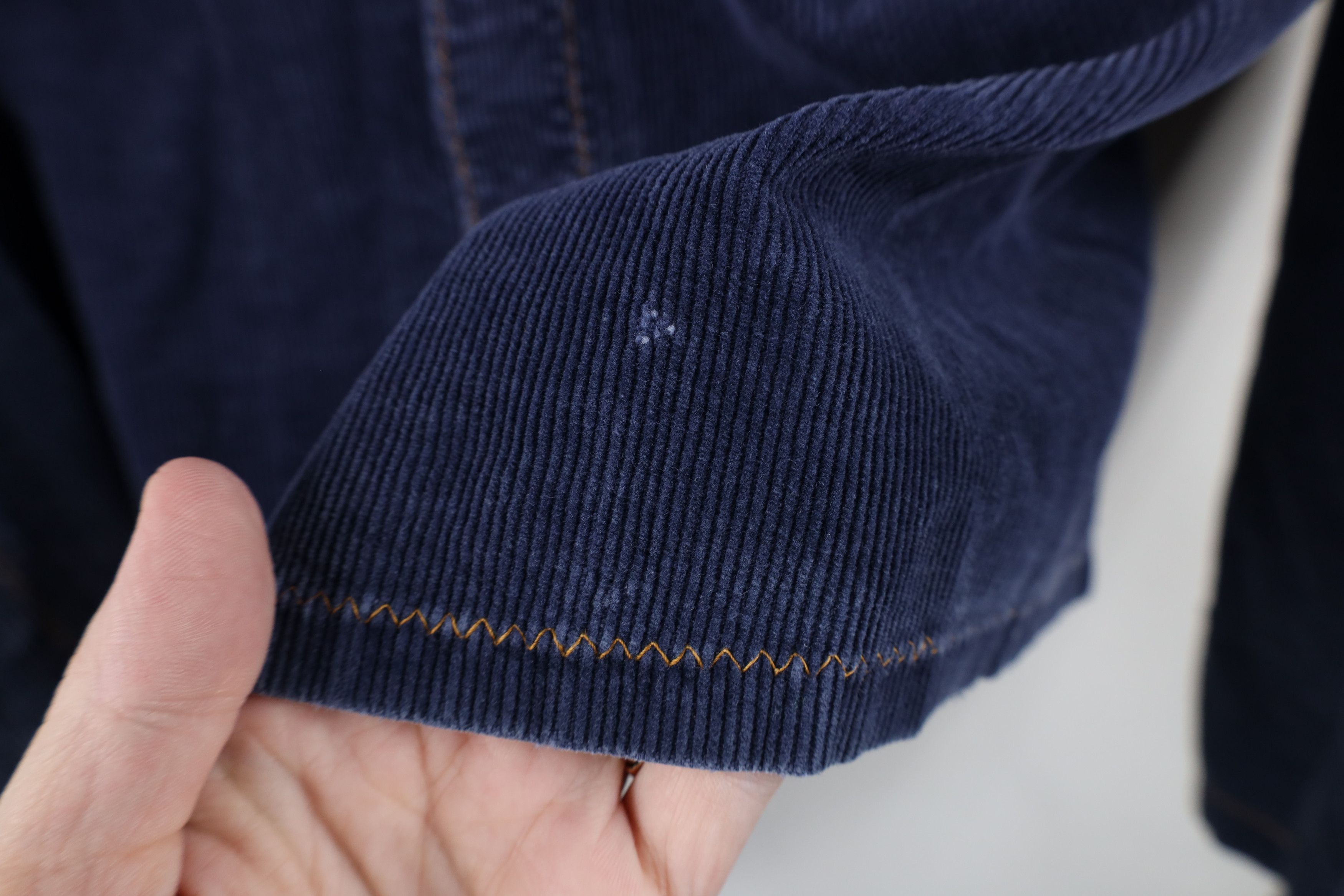 Vintage Vintage 60s 70s Streetwear Corduroy Trucker Jacket Blue USA Size M / US 6-8 / IT 42-44 - 4 Thumbnail