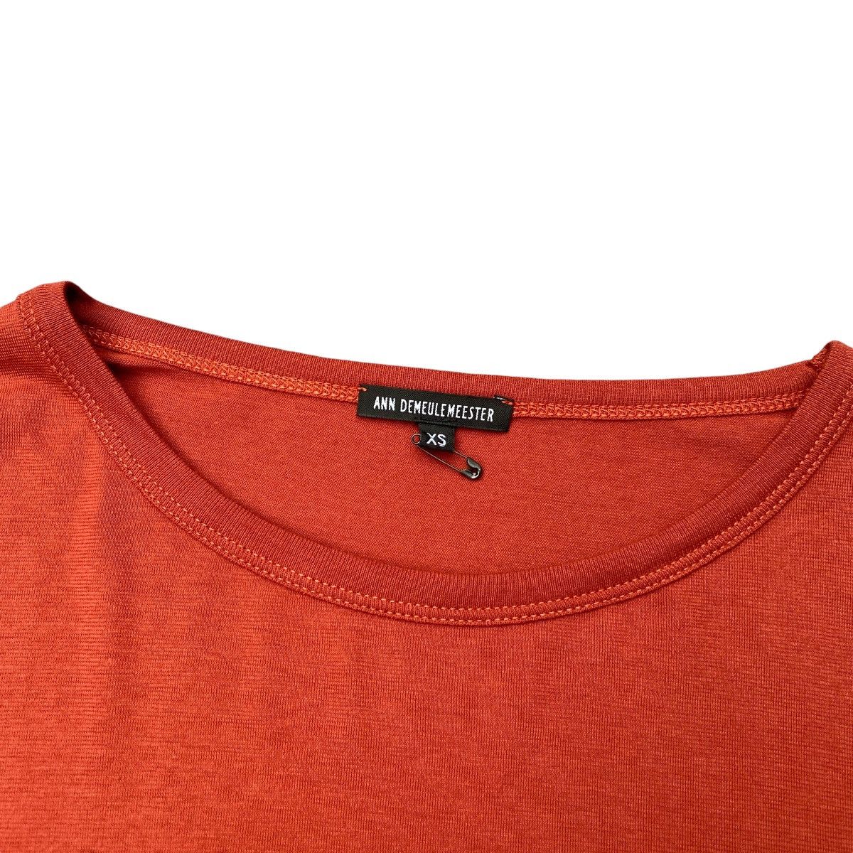 Ann Demeulemeester Ann Demeulemeester S/S16 - Orange Striped Hybrid L/S Shirt Size XS / US 0-2 / IT 36-38 - 3 Thumbnail