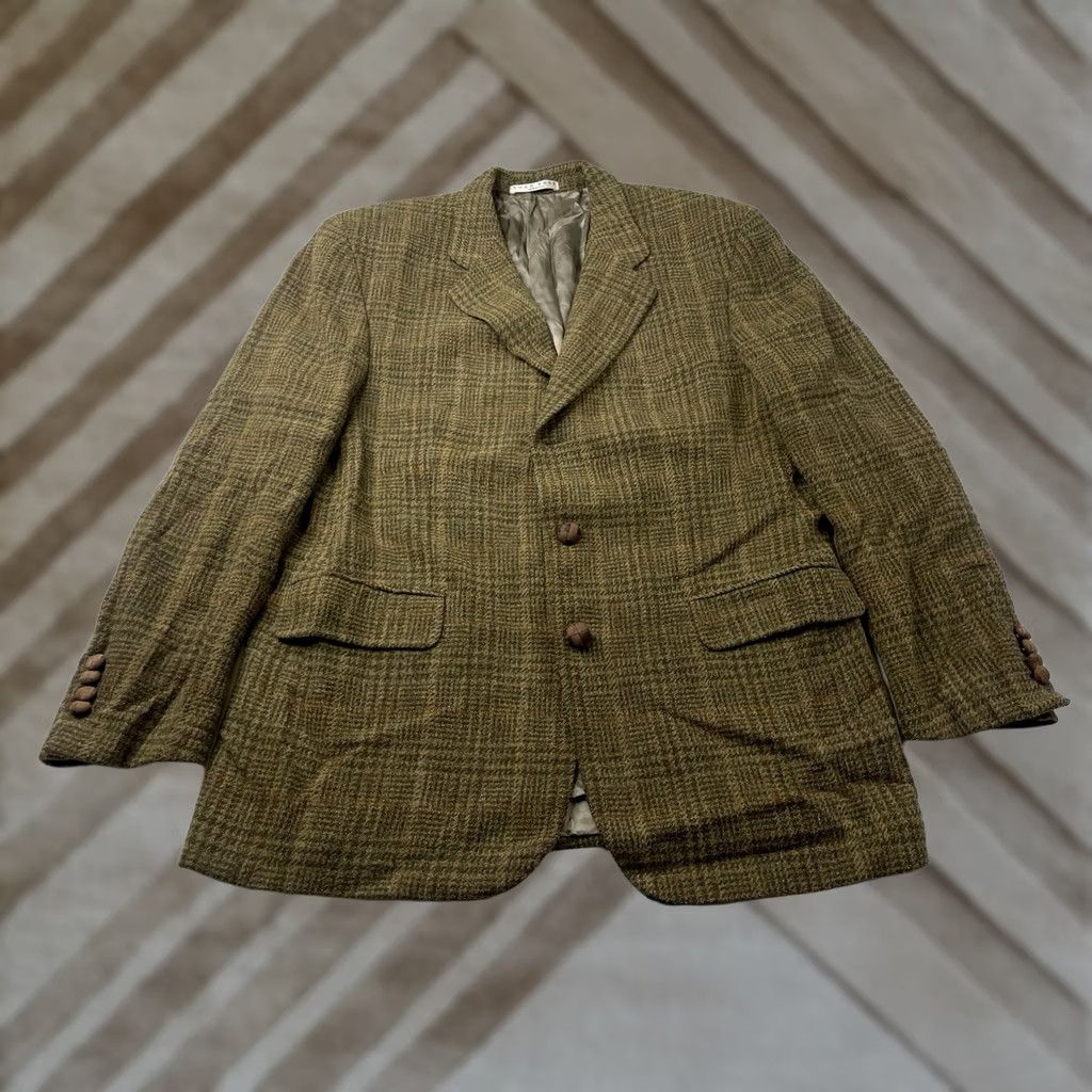 Hugo Boss HUGO BOSS Blazer 42R Sport Coat Jacket Wool Blend Tweed Mens Size 42R - 1 Thumbnail