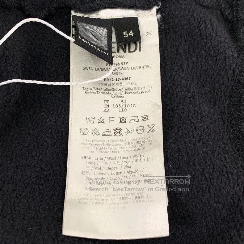 Fendi Fendi Black Monster Eyes Hoodie Jacket. Size US XL / EU 56 / 4 - 6 Thumbnail