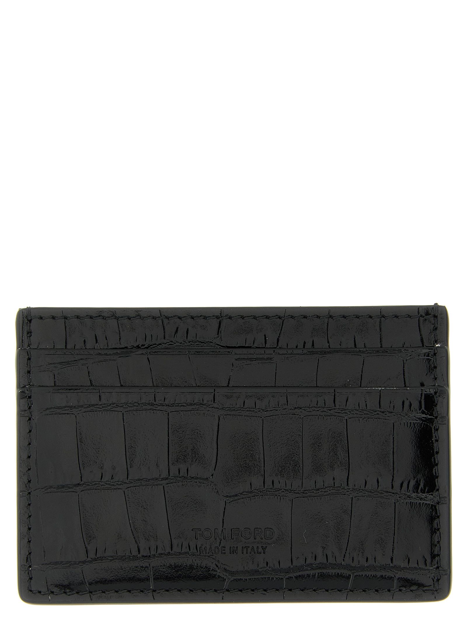 Tom Ford Crocodile card holder Size ONE SIZE - 1 Thumbnail