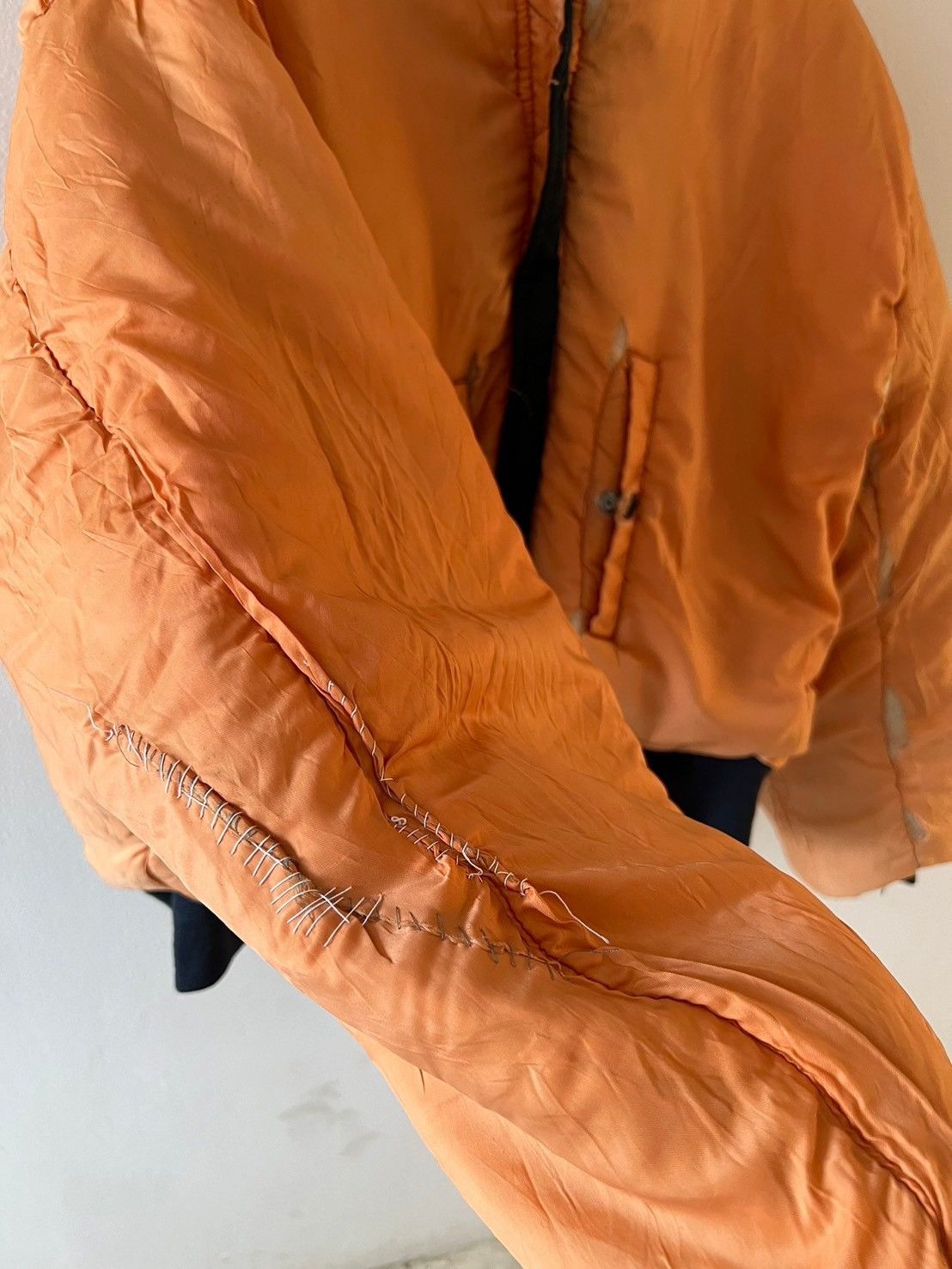 Schott Vintage Schott Flight Bomber Distressed Jacket Size US XL / EU 56 / 4 - 20 Thumbnail