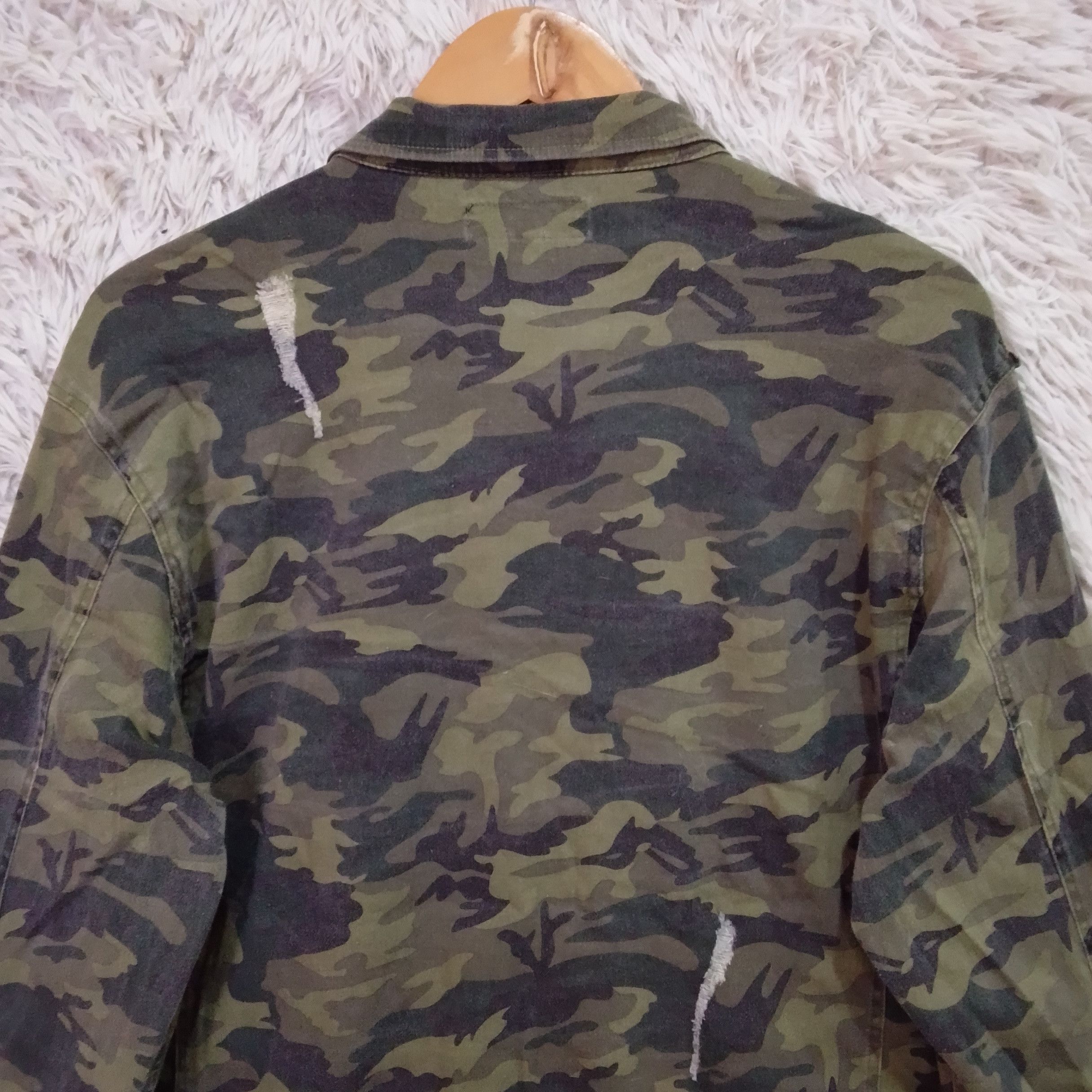 In The Attic In The Attic Distressed Style Military Jacket Size US M / EU 48-50 / 2 - 6 Thumbnail