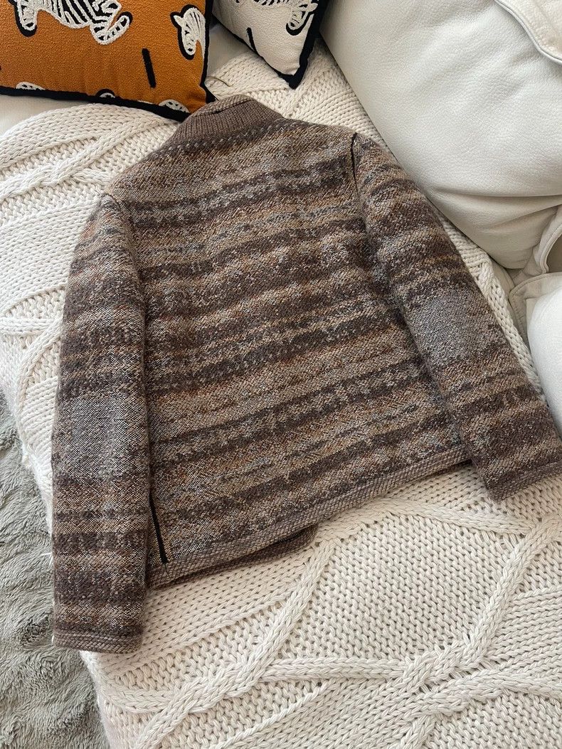 Loro Piana LORO PIANA Fer Island cashmere knit thick coat Size S / US 4 / IT 40 - 6 Thumbnail
