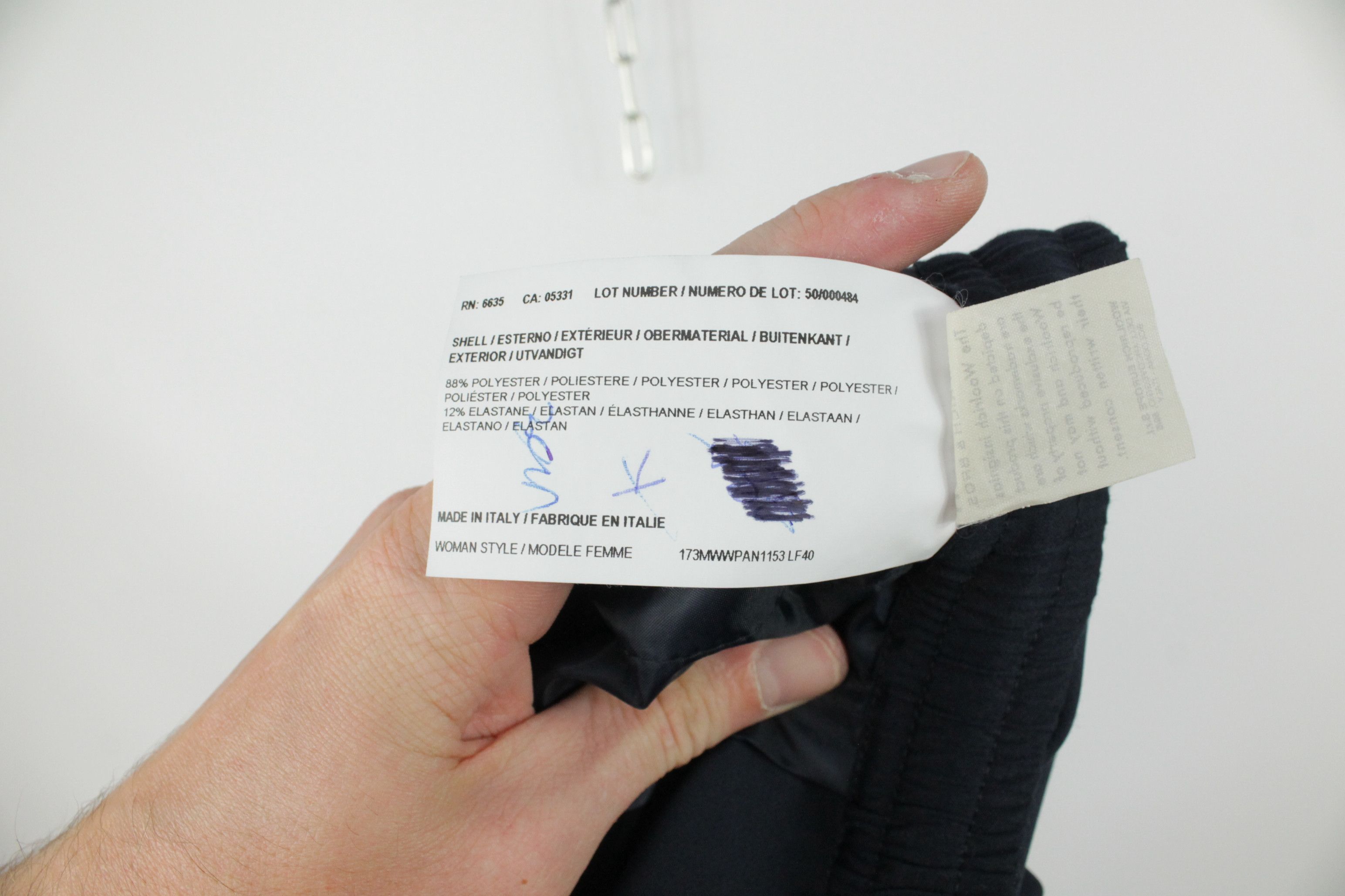 Designer × Woolrich Woolen Mills Woolrich Casual Formal Navy Stretch Women's Pants Size 30" / US 8 / IT 44 - 9 Thumbnail