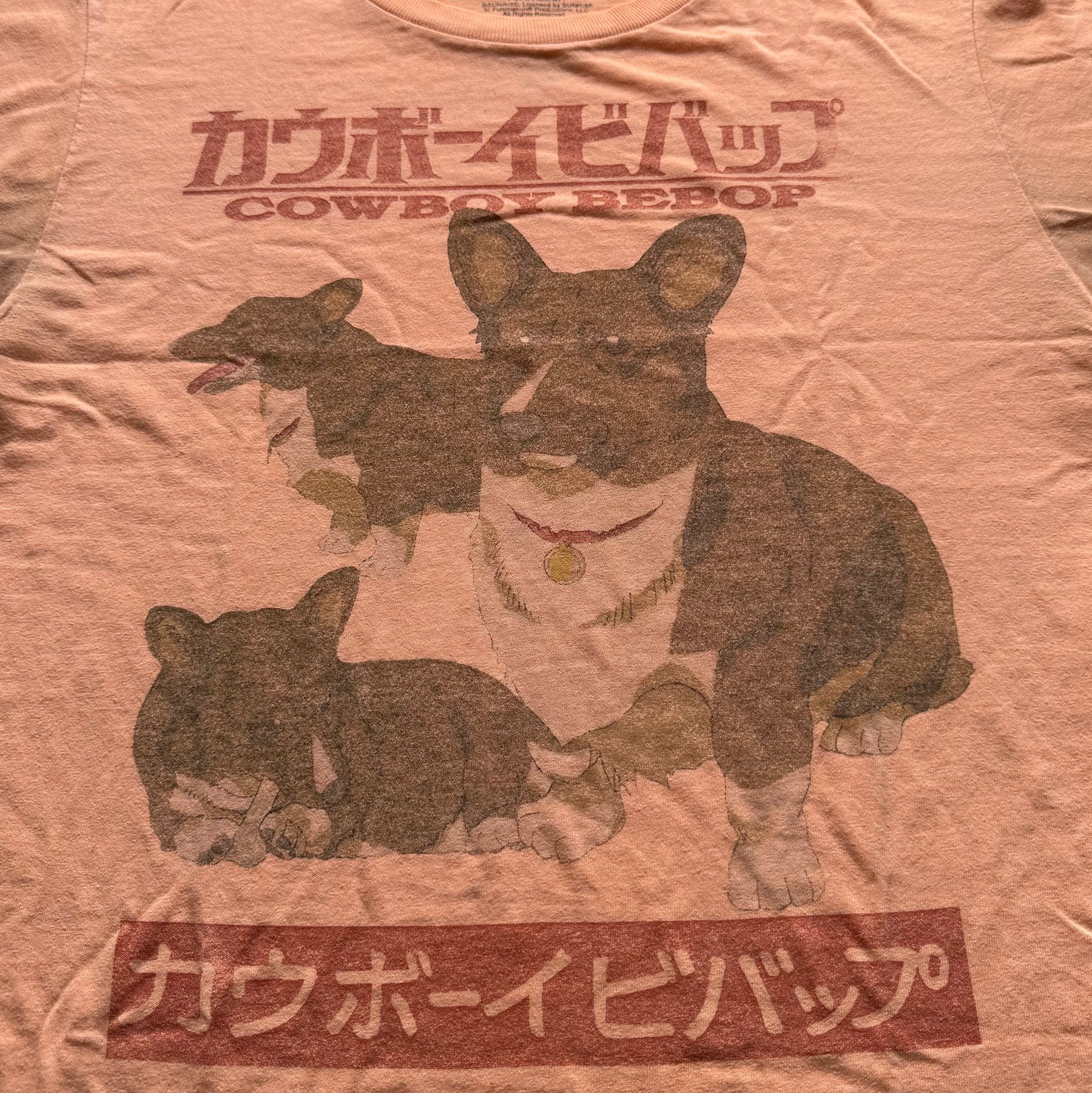 Vintage 2010s Vintage Cowboy Bebop Ein Corgi Sunrise Funimation Tee Size US M / EU 48-50 / 2 - 3 Thumbnail