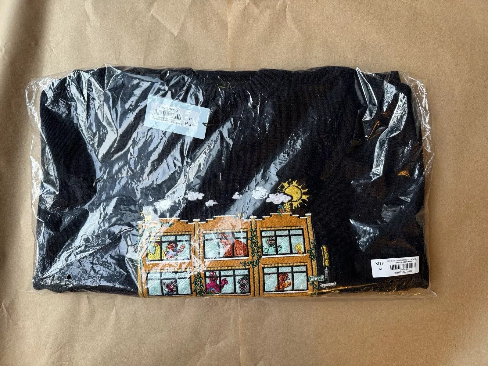 Kith KITH Sesame Street Knit Lafayette Crewneck Sweater Nocturnal Size US M / EU 48-50 / 2 - 8 Thumbnail