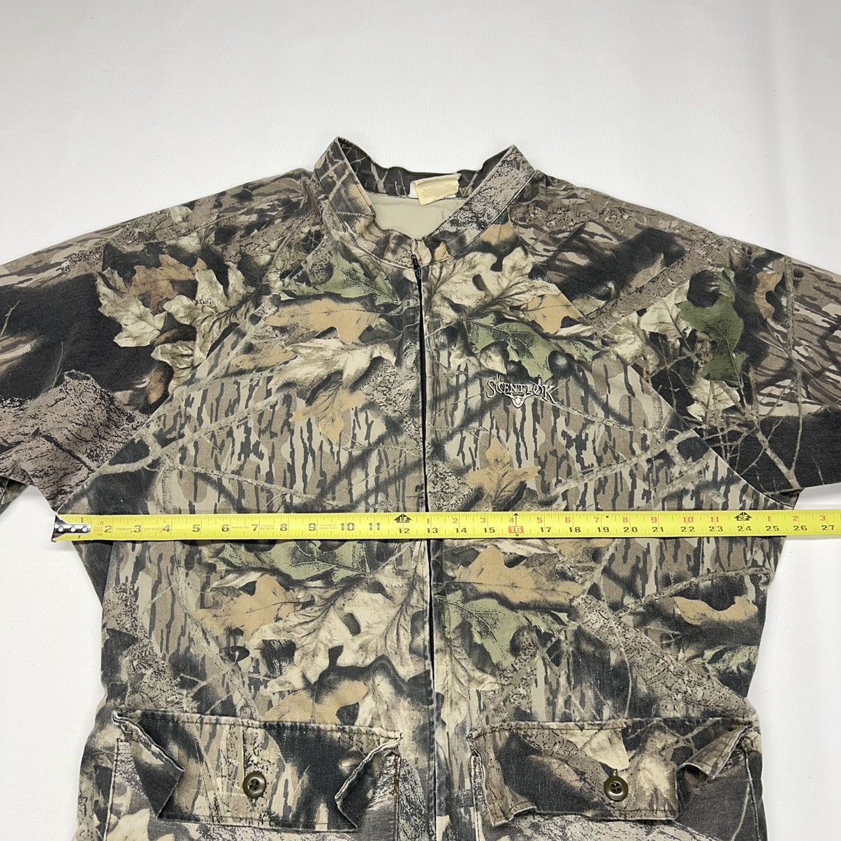 Vintage VTG Scentlock Jacket Camo Green Hunting Camouflage Mock Neck Size US XXL / EU 58 / 5 - 21 Thumbnail