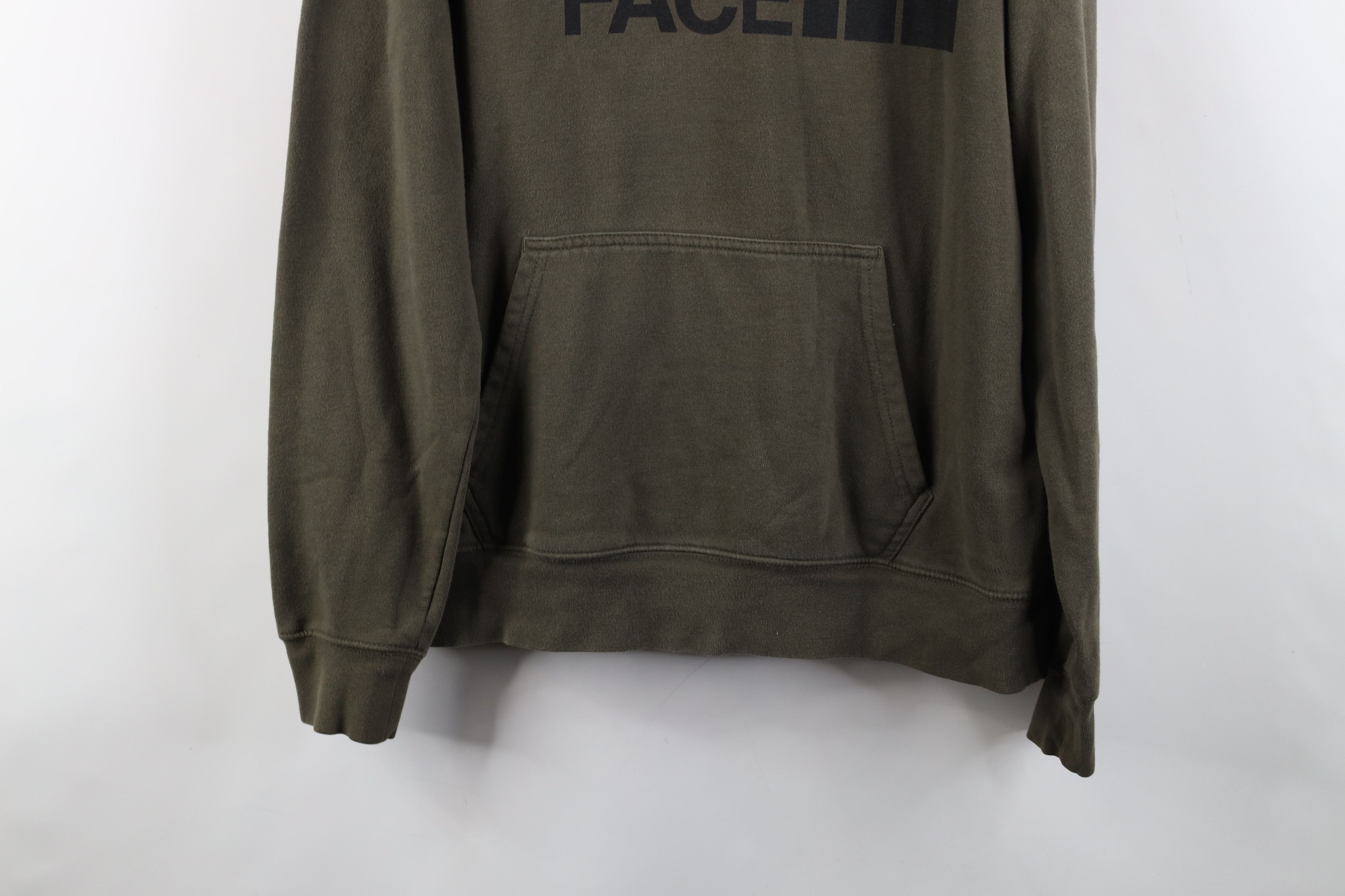 The North Face × Vintage Vintage Y2K The North Face Spell Out Big Logo Hoodie Green Size US M / EU 48-50 / 2 - 3 Thumbnail
