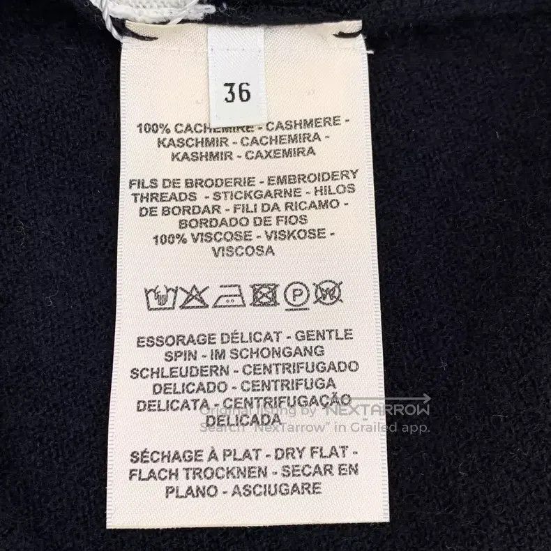 Hermes Hermes Black Pattern Jacquard Round Neck Long Sleeve Knitt Size XS / US 0-2 / IT 36-38 - 8 Thumbnail