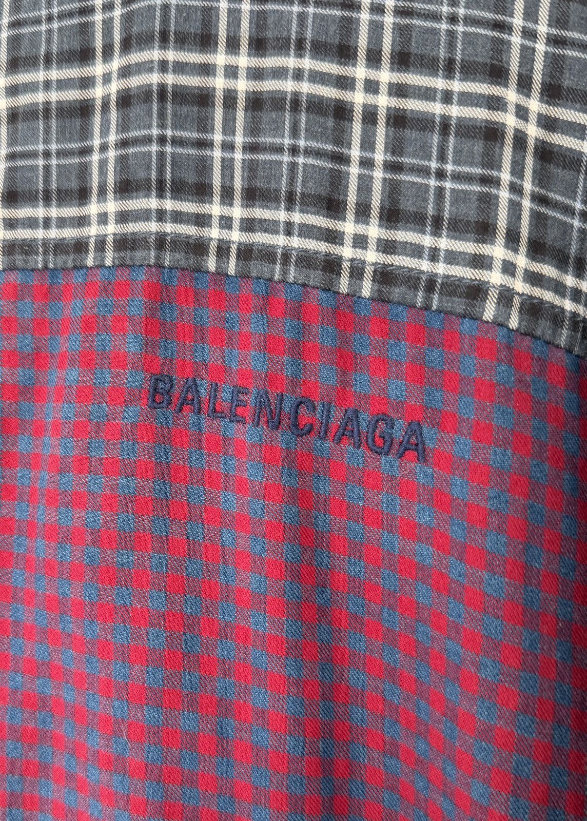 Balenciaga BALENCIAGA Multicolor Plaid windbreaker tracksuit jacket Size US S / EU 44-46 / 1 - 6 Thumbnail