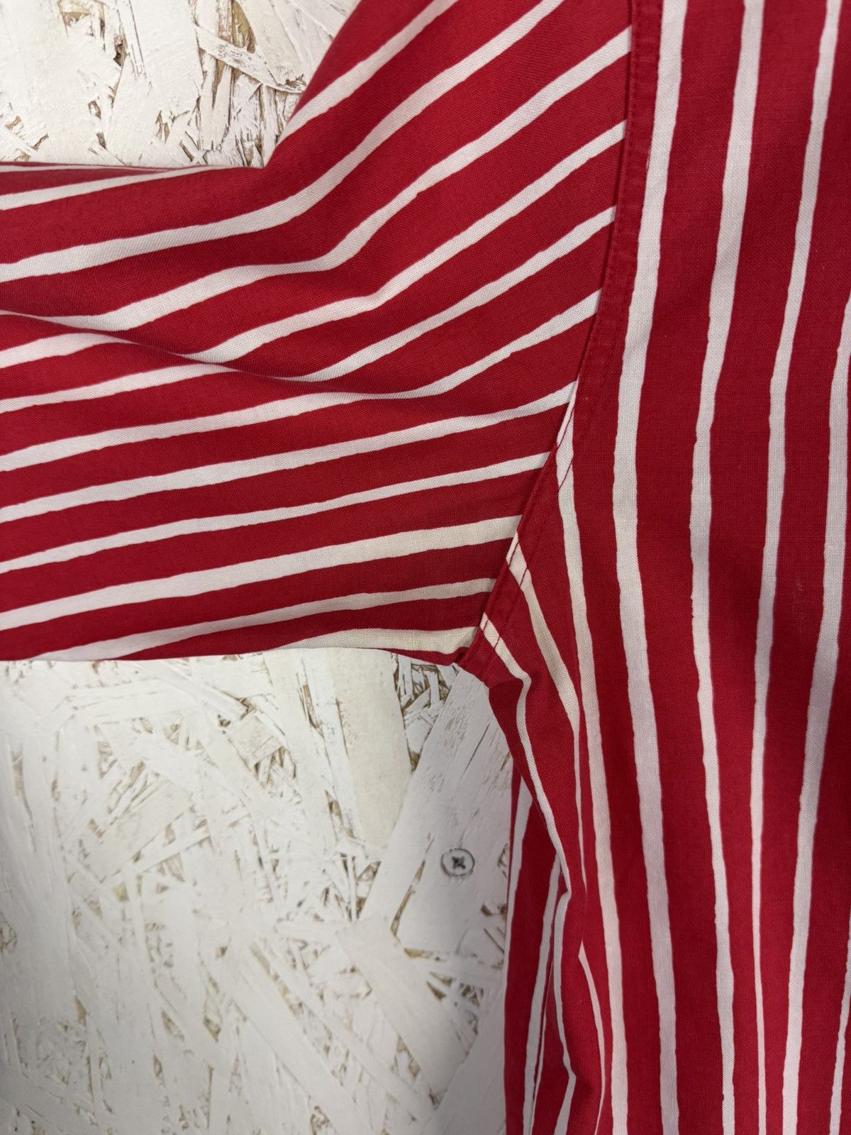 Marimekko Vintage Marimekko Jokapoika Metal Button Red Dress Shirt S Size US S / EU 44-46 / 1 - 8 Thumbnail