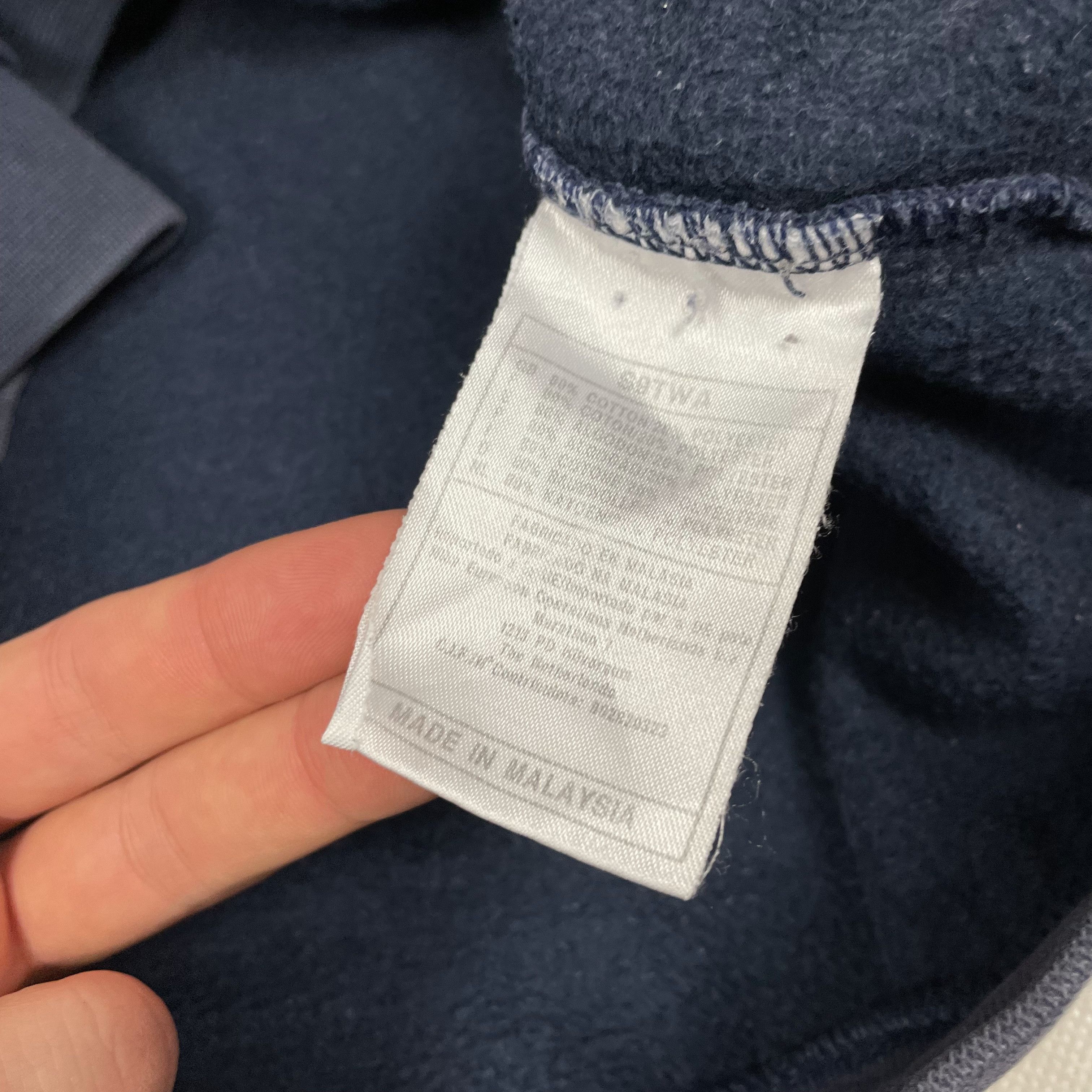 Nike × Vintage VTG Nike Men's Navy Spellout Crew Neck Pullover Sweatshirt L Size US L / EU 52-54 / 3 - 11 Thumbnail