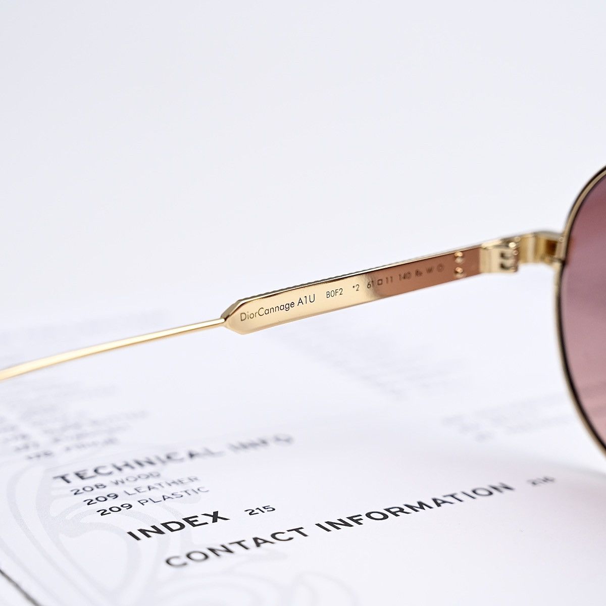 Dior DIOR DIORCANNAGE A1U B0F2 SUNGLASSES Size ONE SIZE - 6 Thumbnail