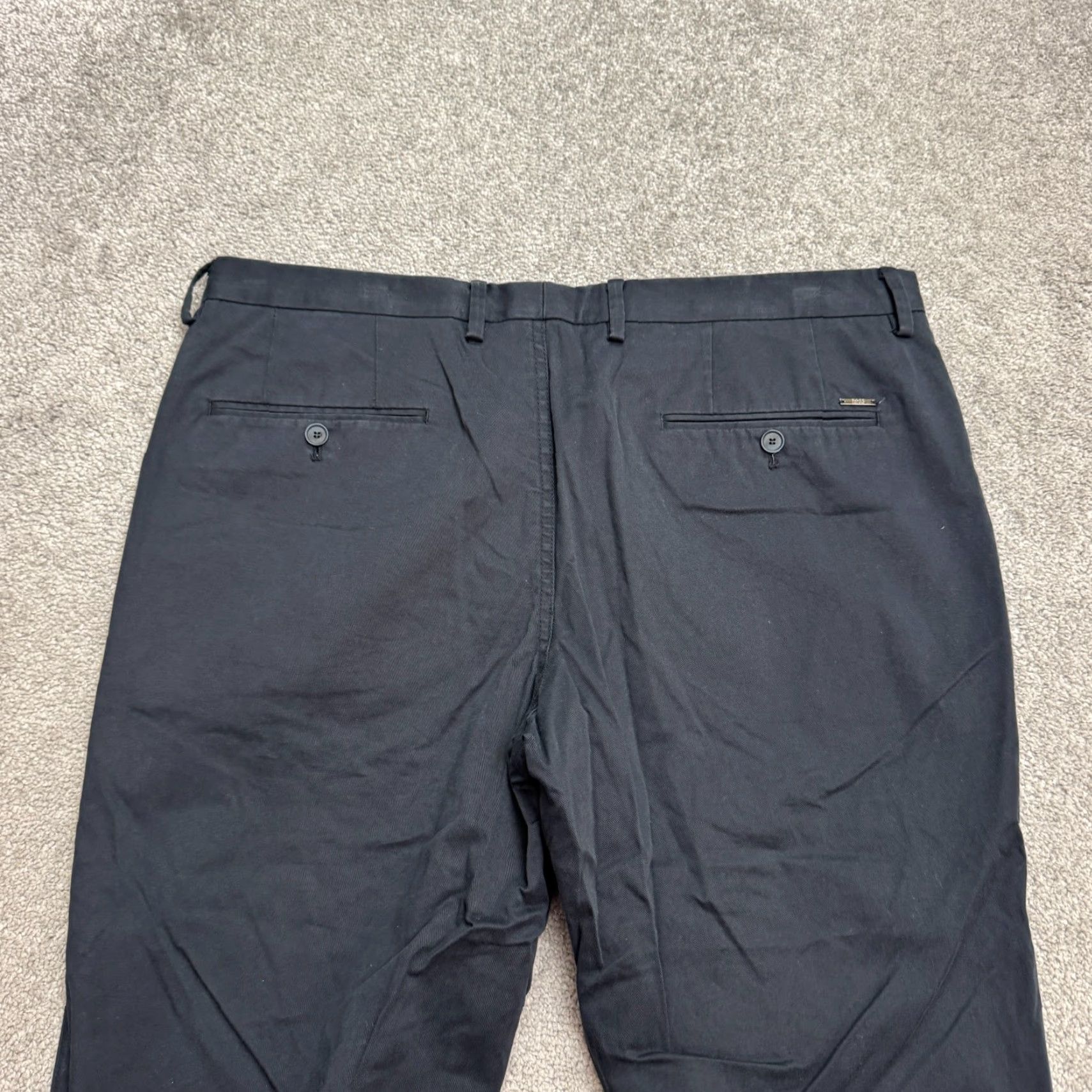 Hugo Boss Hugo Boss Stanino17-W Straight Leg Chino Pants Mens 38R Navy Blue Cotton Trouser Nike? Size US 38 / EU 54 - 5 Thumbnail