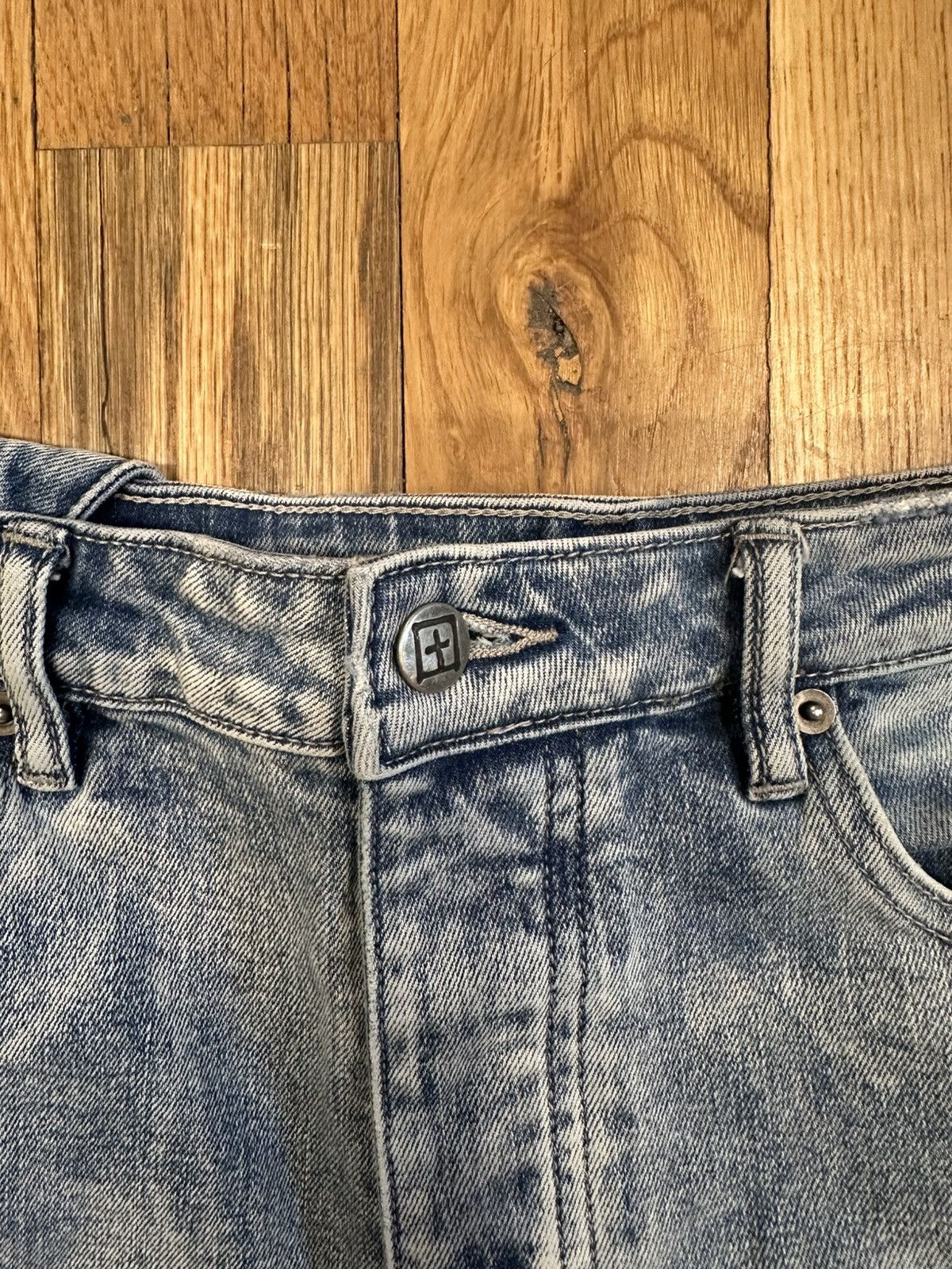 Ksubi Ksubi Distressed Blue Denim Jeans Sz 32 Size US 32 / EU 48 - 3 Thumbnail