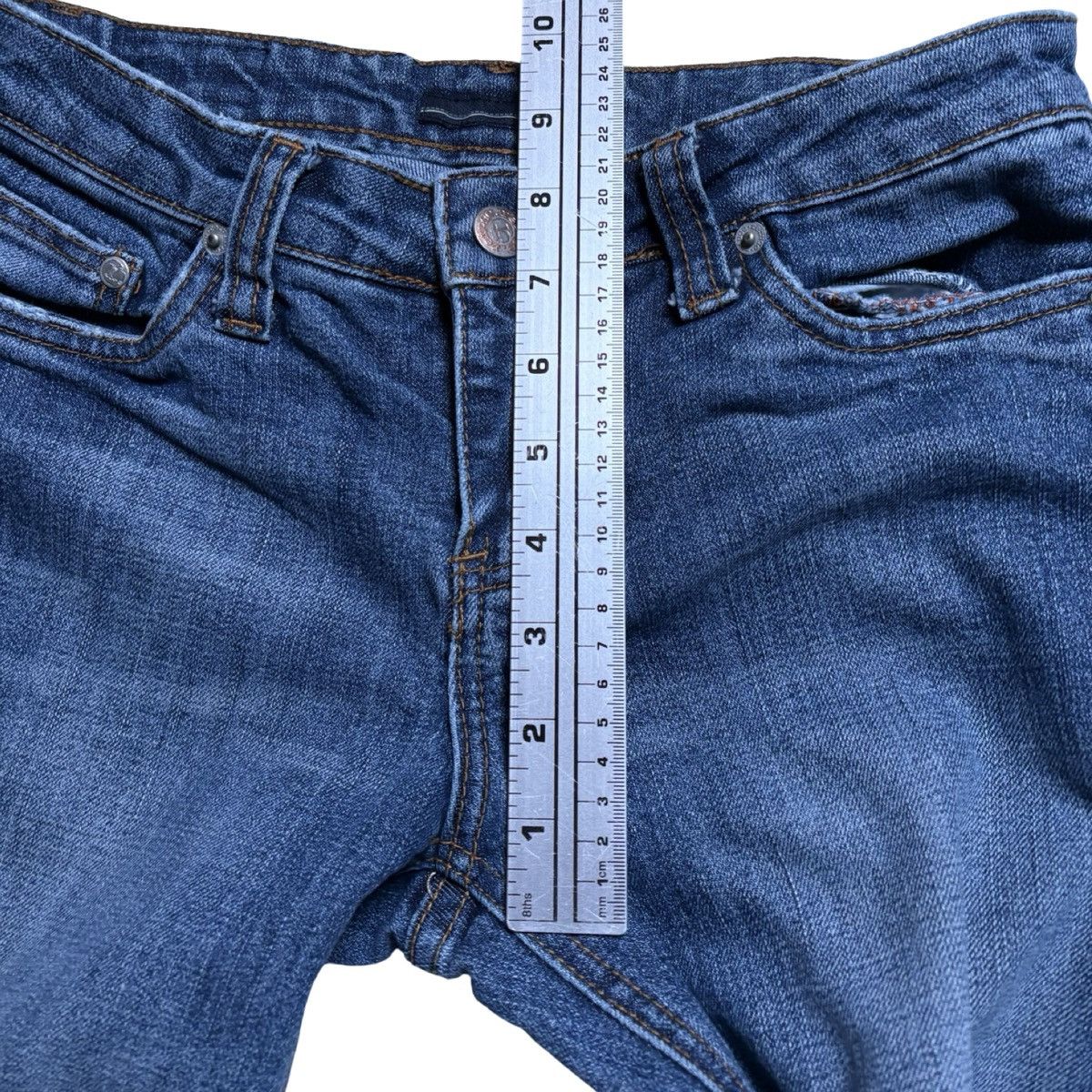 Other Vintage Y2K Refuge Light Wash Jeans Flare Low Rise Sz 5 28" Size 28" / US 6 / IT 42 - 5 Thumbnail