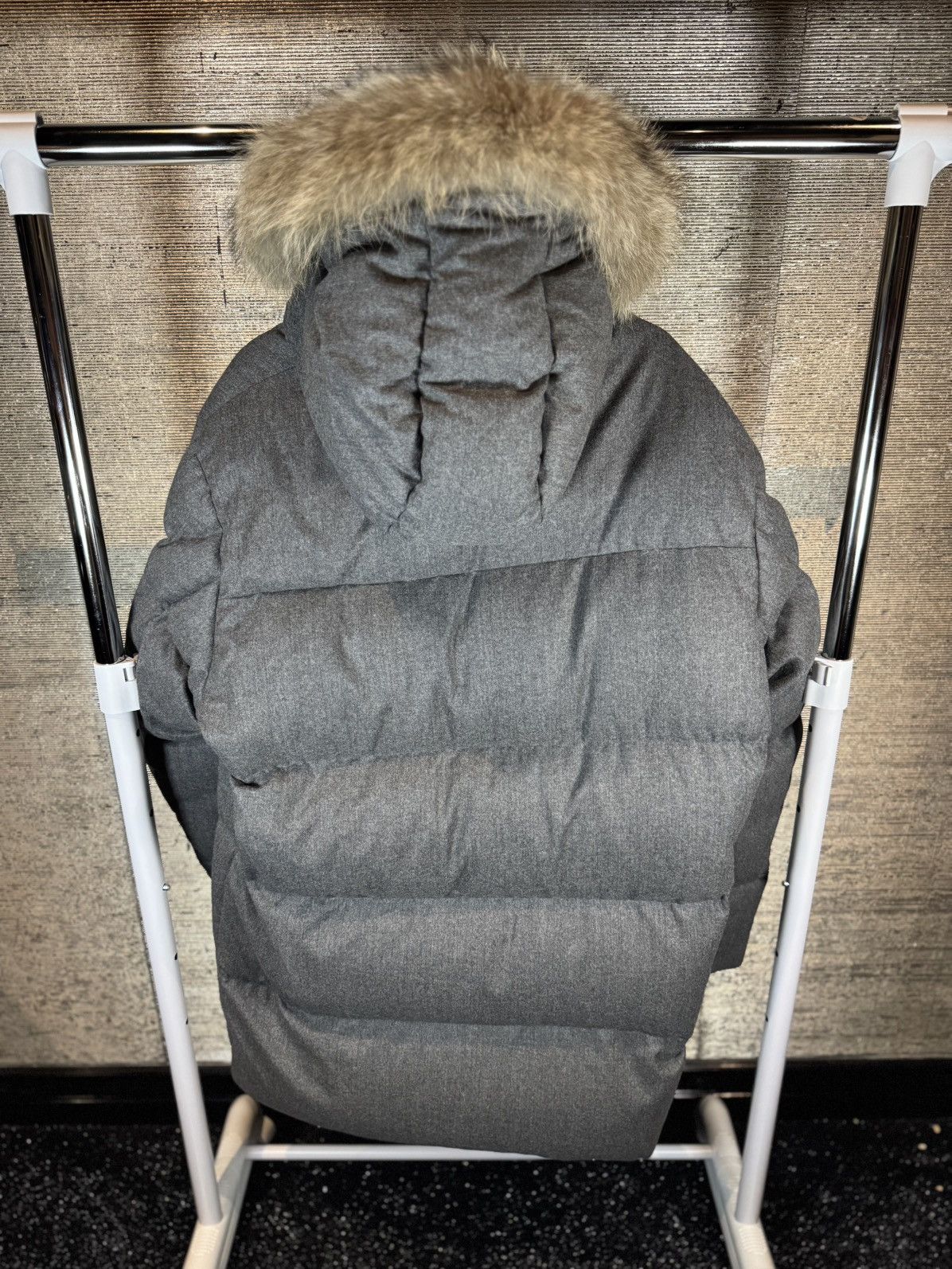 Moncler Moncler Vilaine Longline Fur-Trim Parka Size US XXL / EU 58 / 5 - 6 Thumbnail