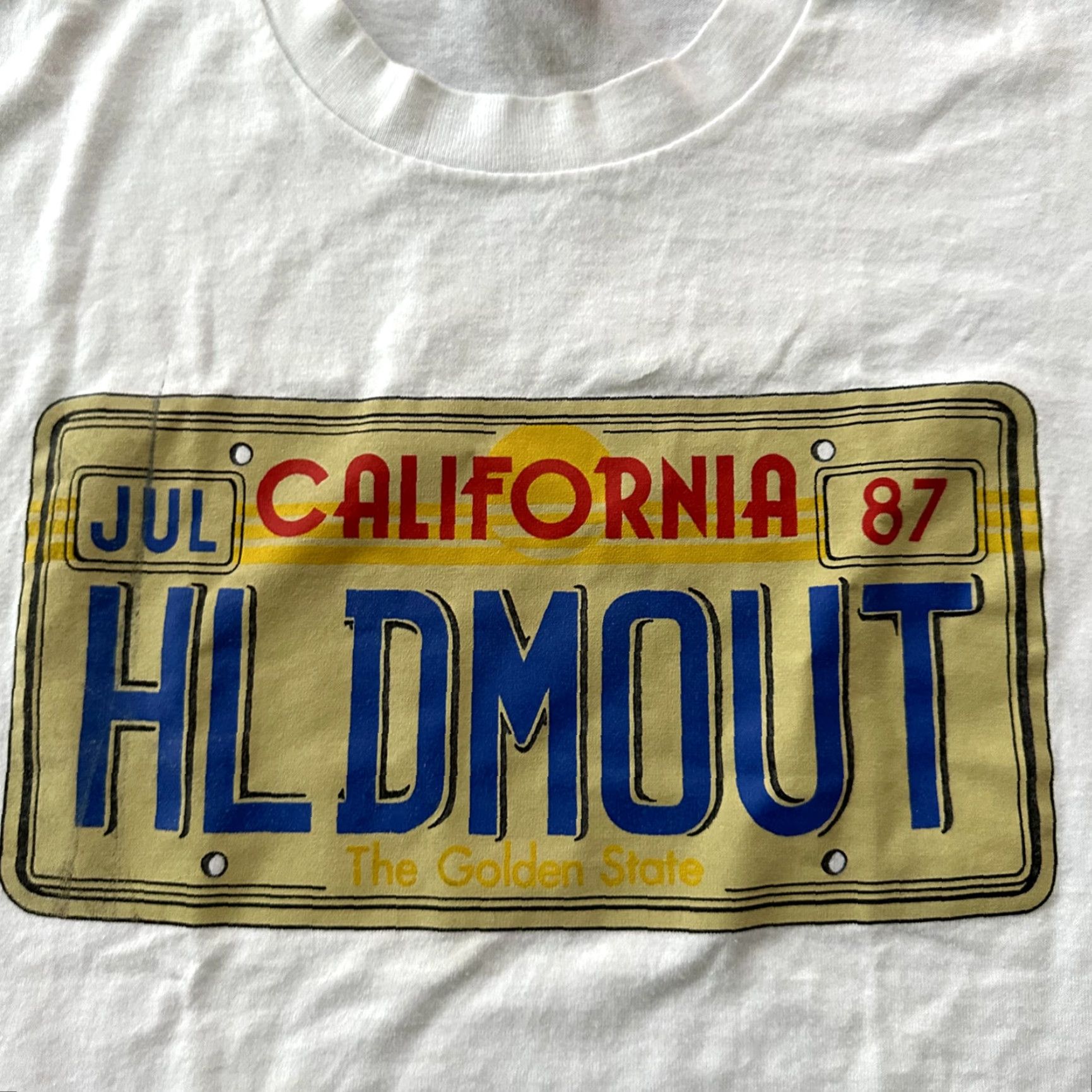 Nike Vintage Nike T-Shirt Men S California License Plate Graphic 80s Travel USA White Size US S / EU 44-46 / 1 - 6 Thumbnail