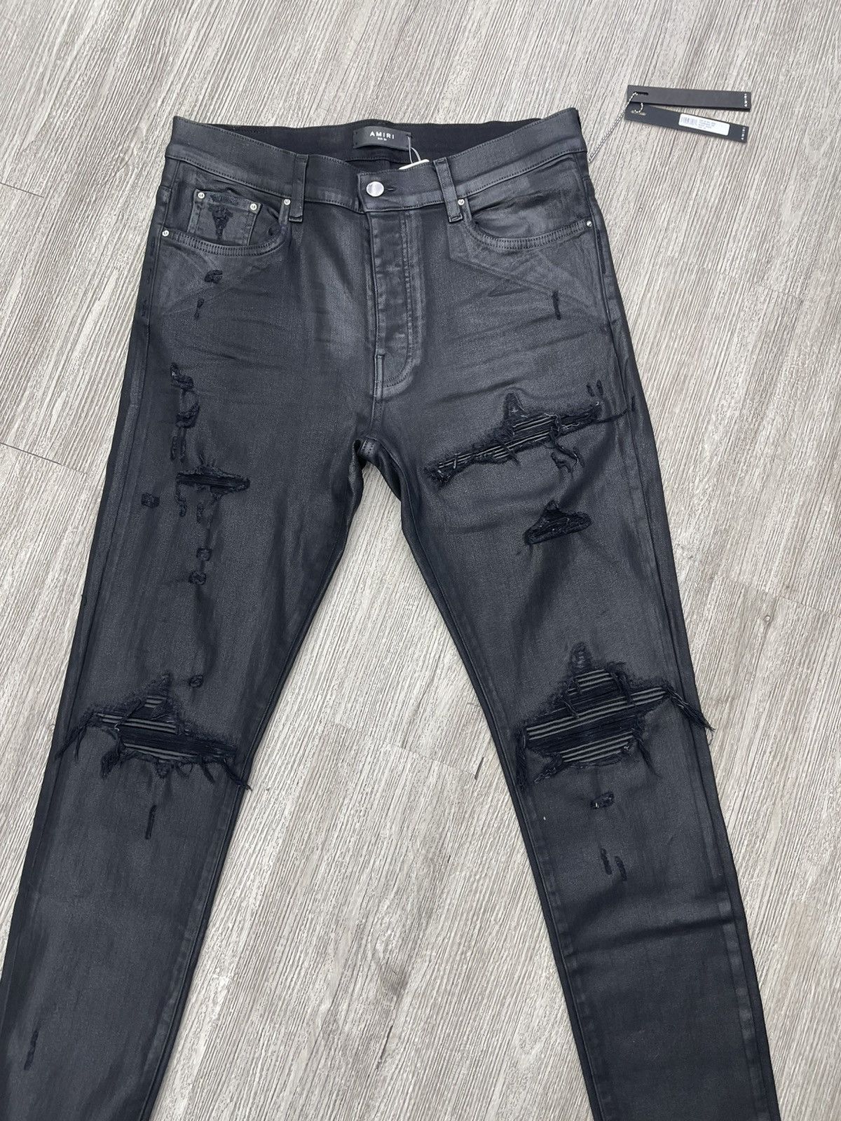 Amiri Amiri Mx1 black wax Size US 36 / EU 52 - 1 Thumbnail
