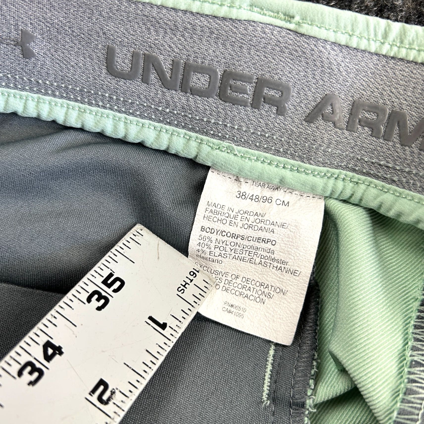 Under Armour Under Armour Mens HeatGear Shorts Loose Golf Mint Tiffany Blue 38 Athleisure Size US 38 / EU 54 - 4 Thumbnail