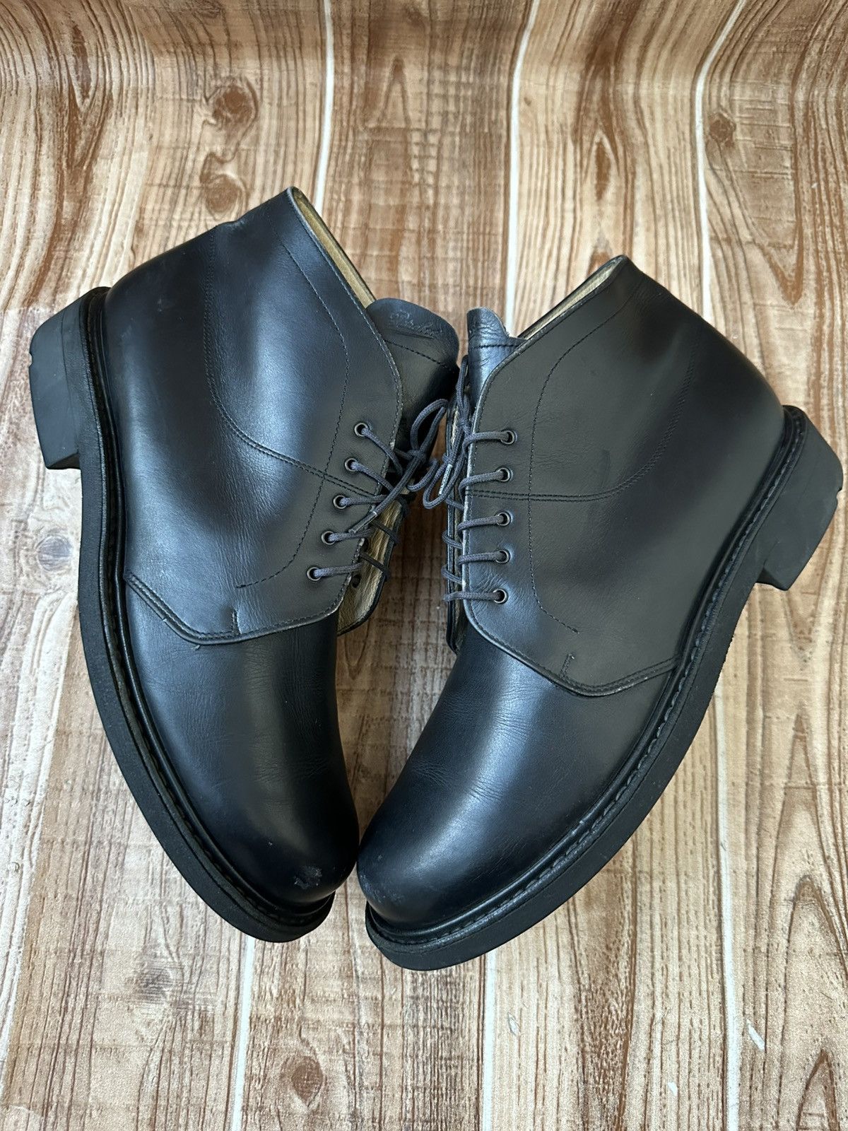 Paraboot Paraboot Black Leather Vintage Size US 8 / EU 41 - 7 Thumbnail