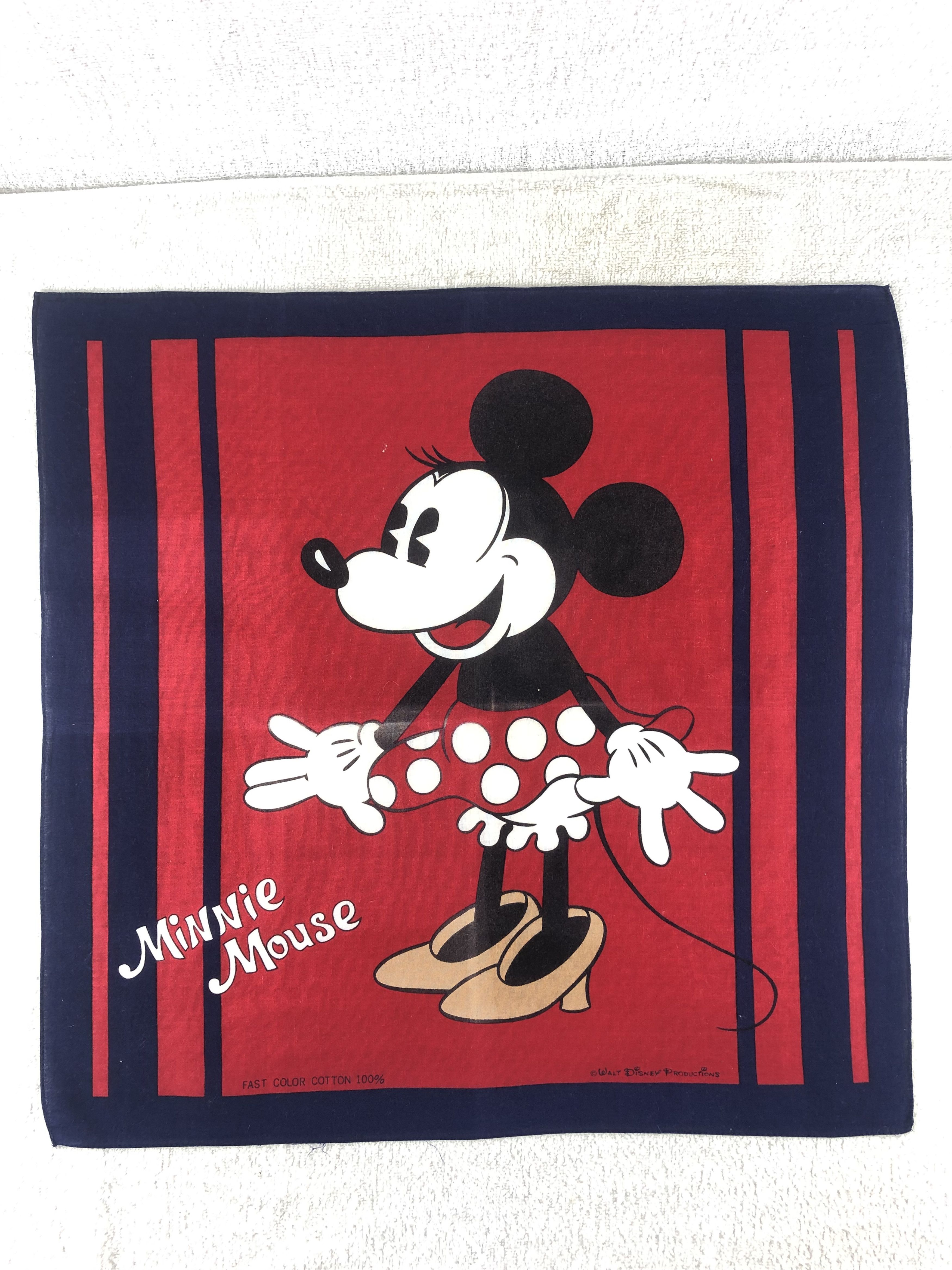 Disney × Mickey Mouse × Vintage Disney Minnie Mouse Handkerchief / Bandana / Neckerchief Size ONE SIZE - 3 Thumbnail