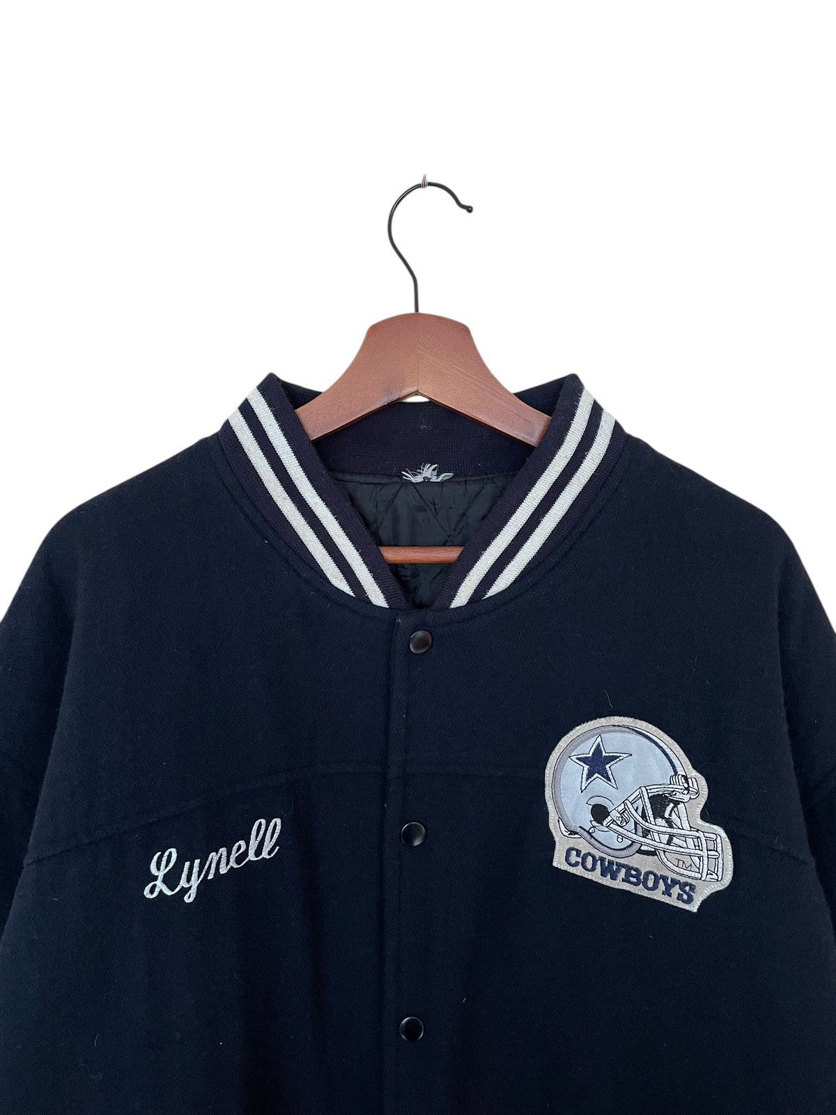 NFL × Vintage Vintage NFL Team Dallas Cowboys Varsity Jacket 1990s Size US L / EU 52-54 / 3 - 4 Thumbnail