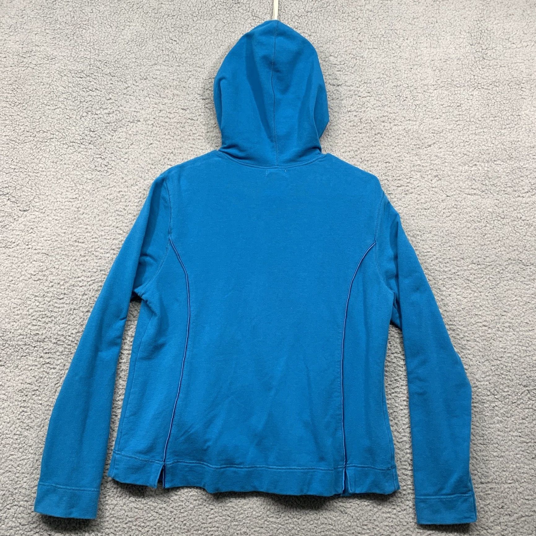 Vintage Danskin Now Hooded Jacket Women’s Athletic Size L Turquoise 2 Pockets Full Zip Size L / US 10 / IT 46 - 5 Thumbnail
