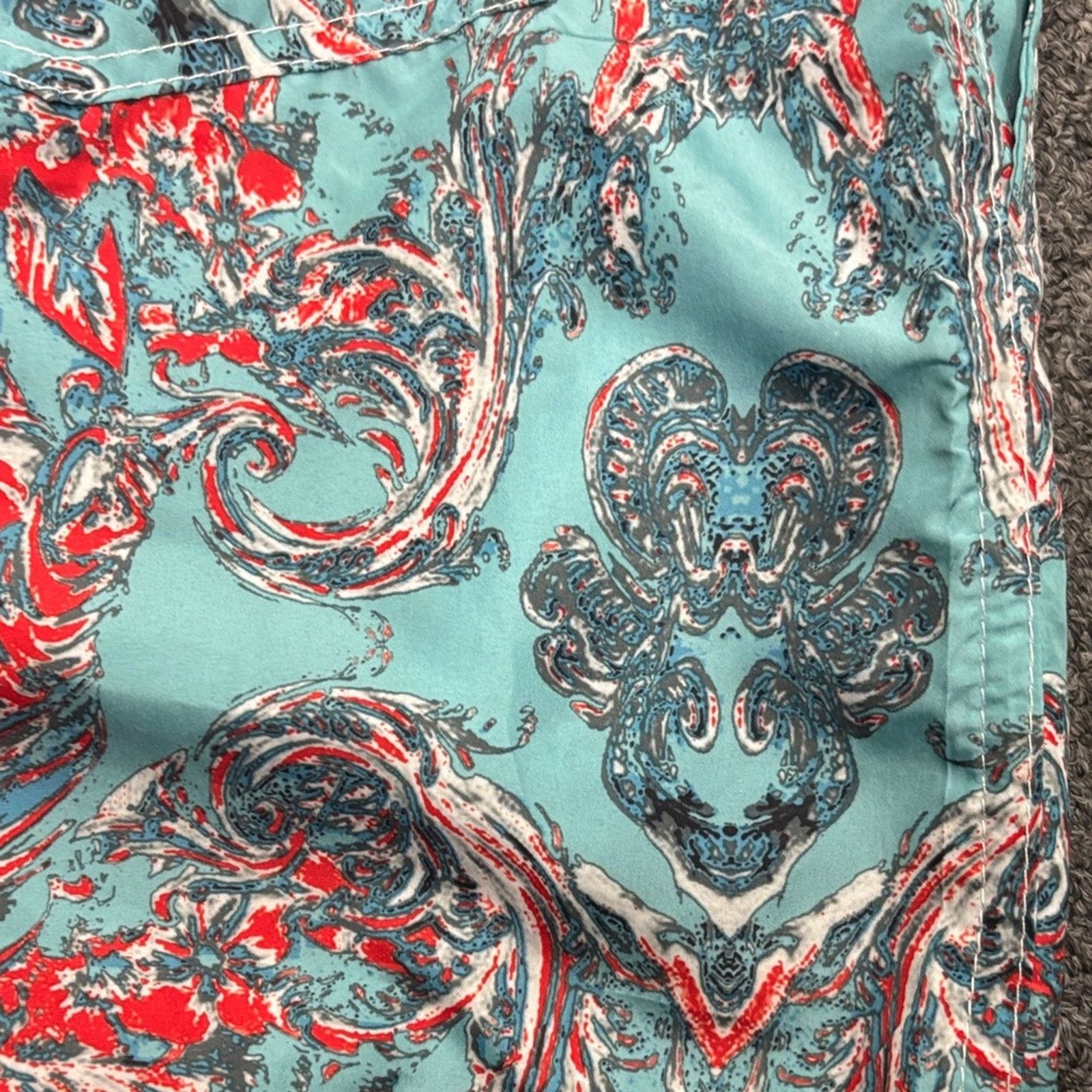 Other NWT Stylish Aqua and Red Men's Swim Trunks Size S Size US 34 / EU 50 - 5 Thumbnail