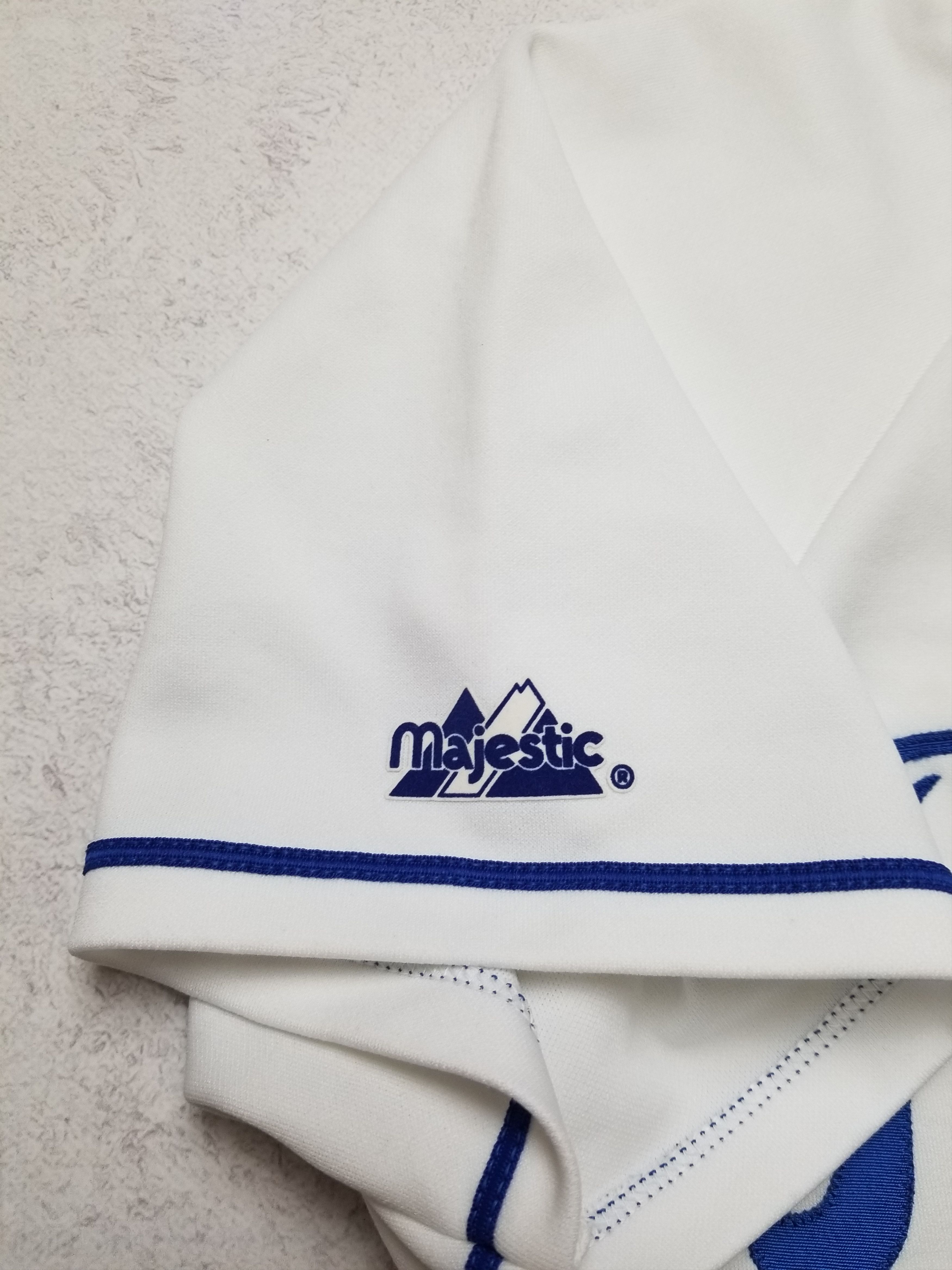 Majestic Kansas City Royals Majestic Official White MLB Blank Jersey Size US M / EU 48-50 / 2 - 6 Thumbnail