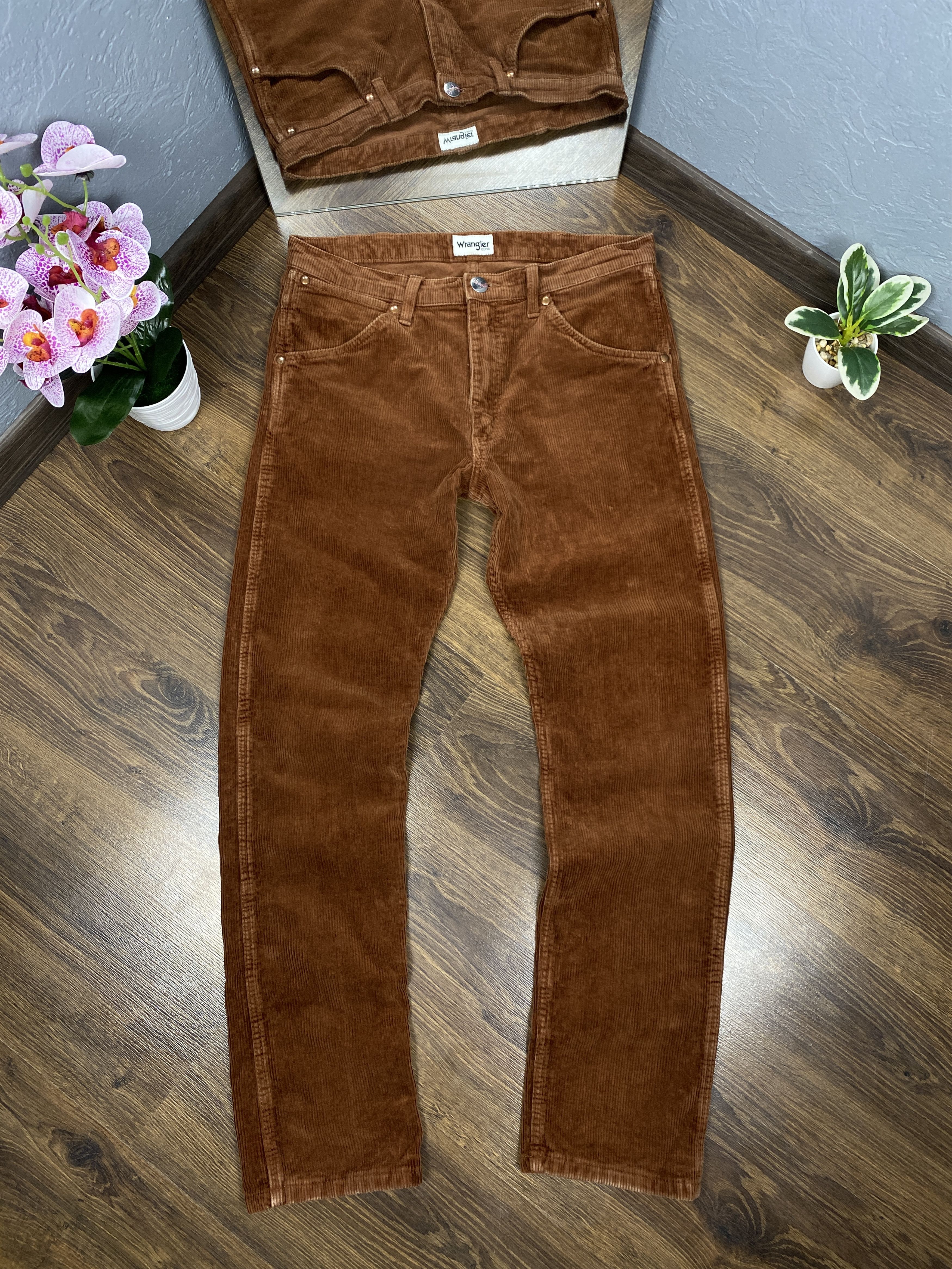 Vintage × Wrangler Wrangler vintage corduroy pants trousers slim fit Size US 32 / EU 48 - 3 Thumbnail