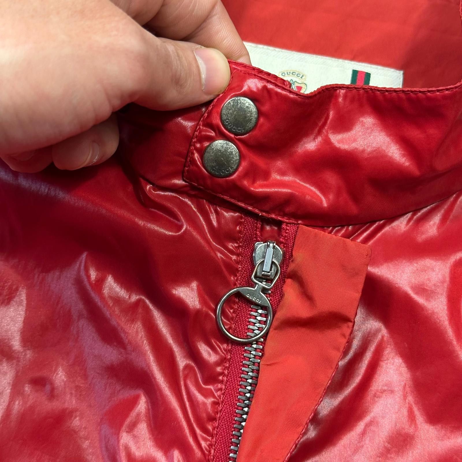 Other Gucci 2009 Gloss Nylon Prismatic Bomber Jacket - IT54 (L/XL) Size US L / EU 52-54 / 3 - 2 Thumbnail