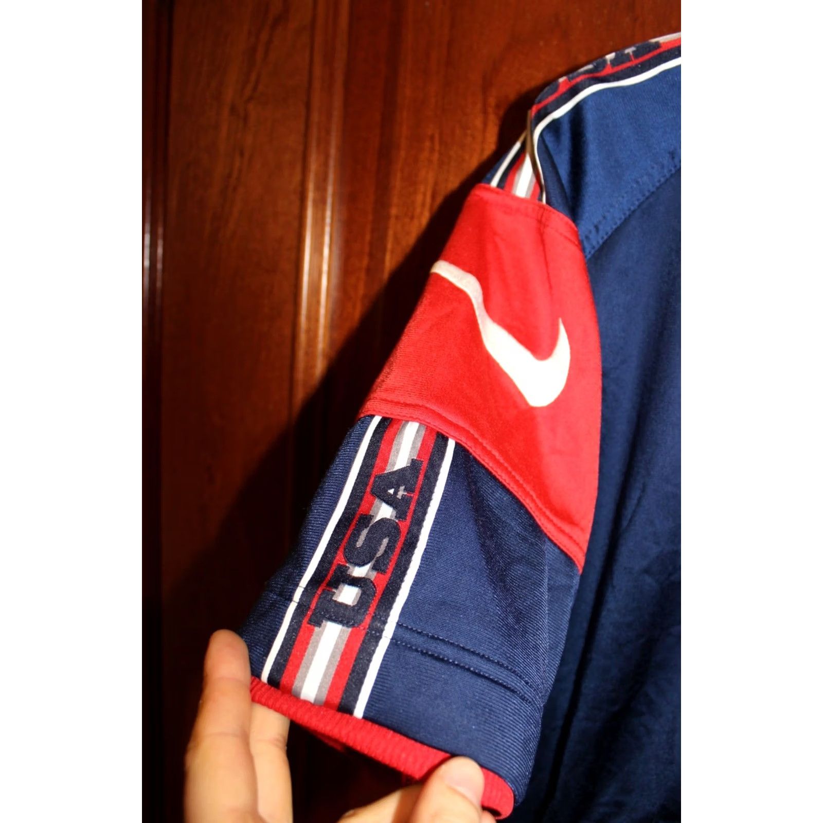 Nike VINTAGE Nike USA national team Training buttons gilet Shirt Mens S blue/red 1990s Size US S / EU 44-46 / 1 - 4 Thumbnail