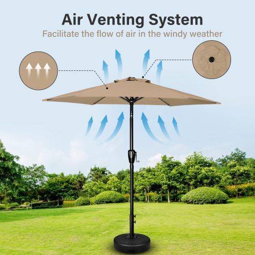 Designer × Homemade 7.5ft Patio Outdoor Table Market Yard Umbrella with Push But Size US L / EU 52-54 / 3 - 3 Thumbnail